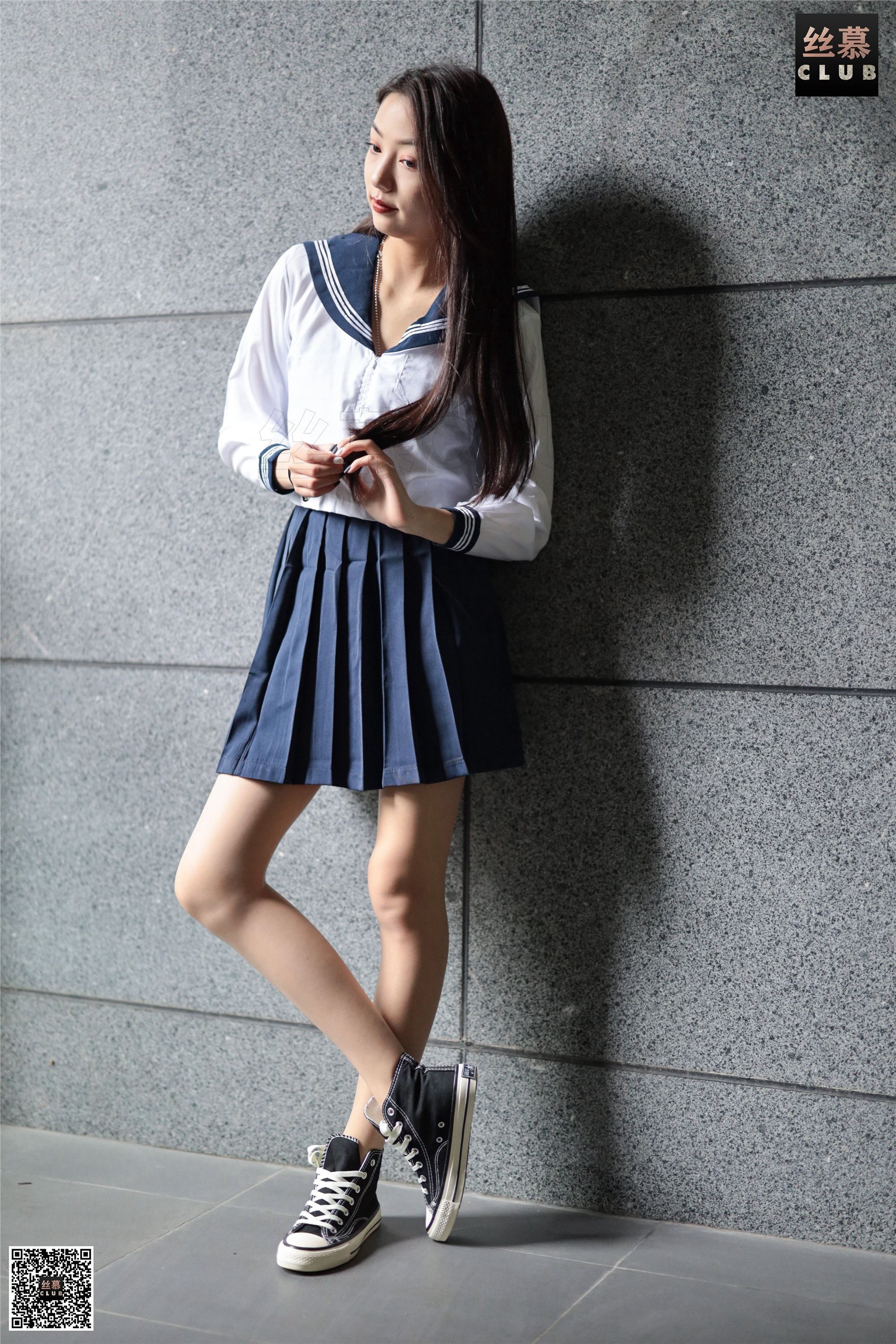 丝慕GIRL SM088 模特：诗晴 天天一元《诗晴JK制服》