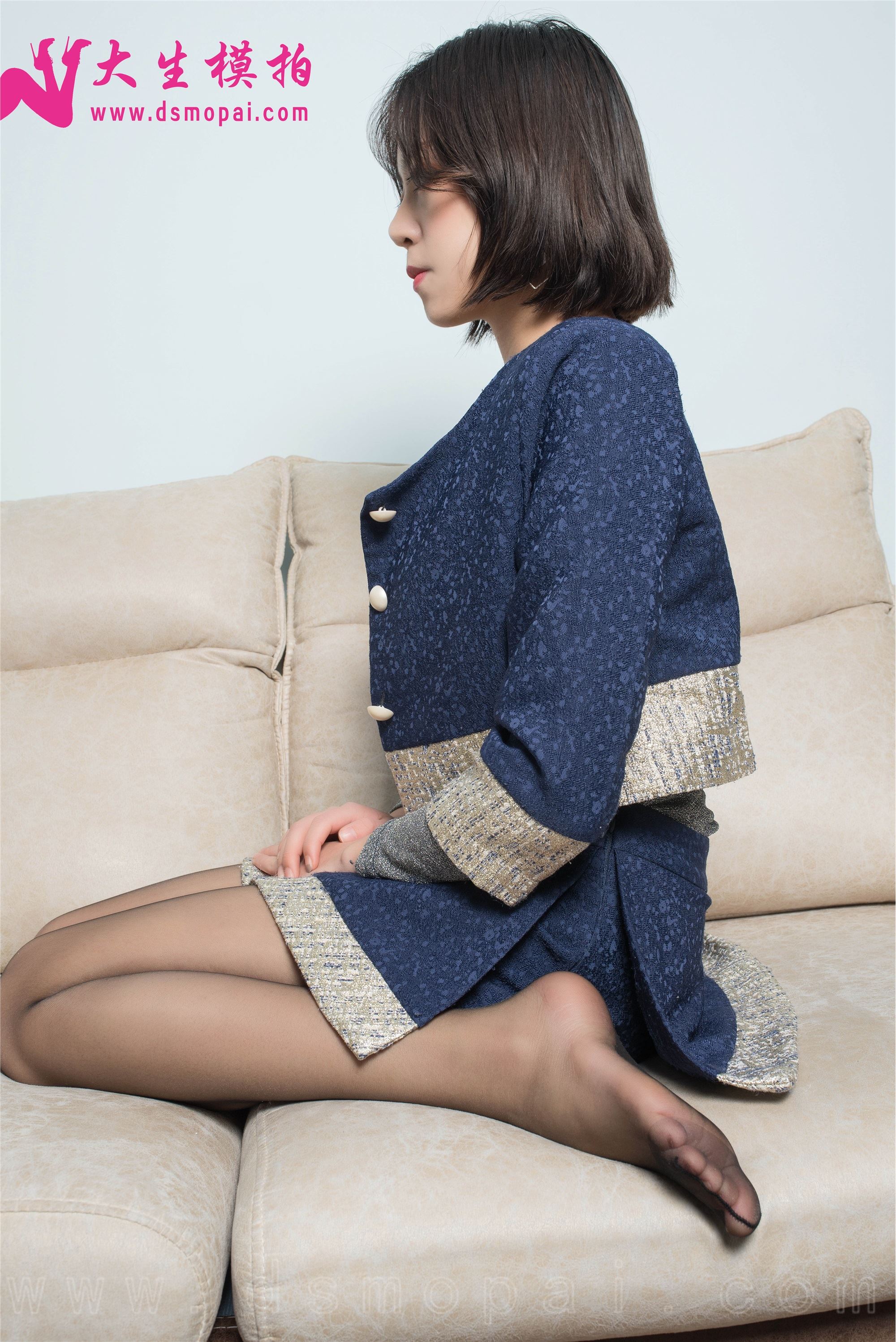 大生模拍  No.110 茜茜 名媛小香风黑丝