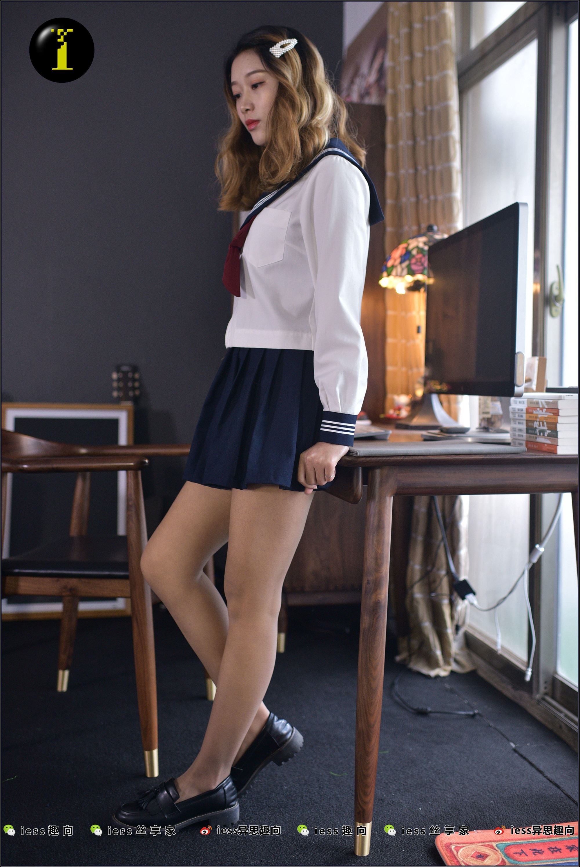 IESS异思趣向  普惠集 002-黑妹的JK学生服