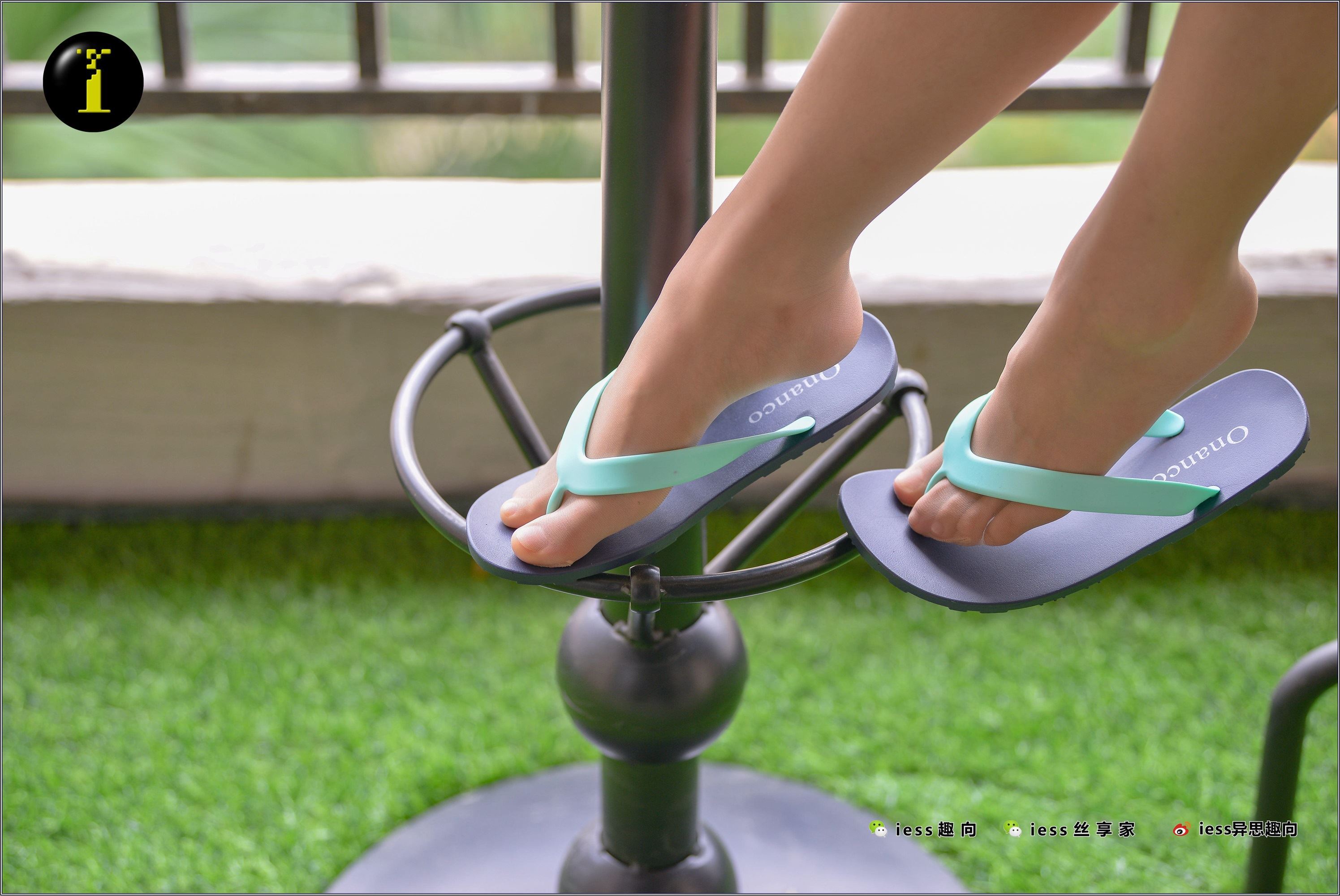 IESS异思趣向  普惠集 005-暖暖 越南拖鞋丝足全特写