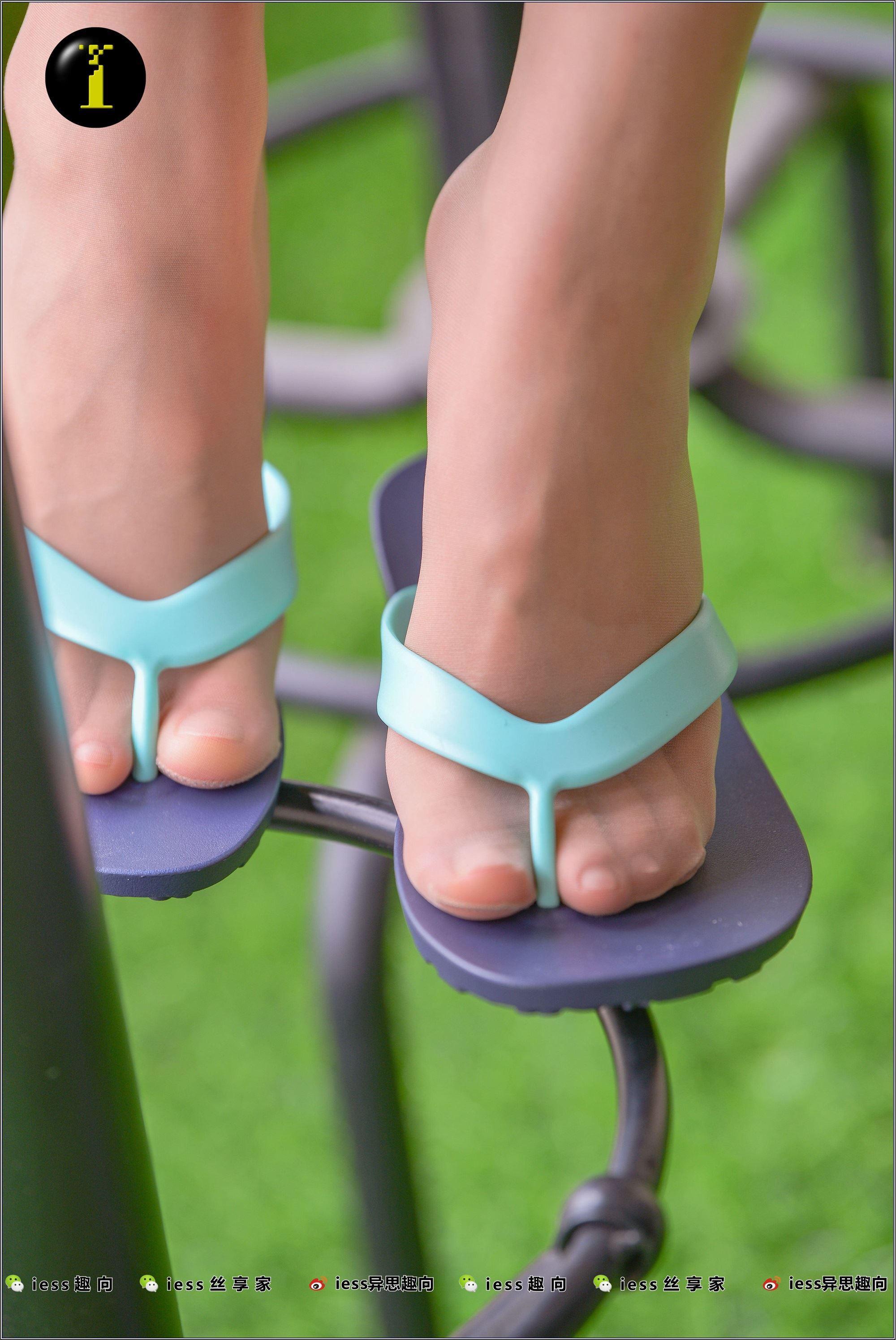 IESS异思趣向  普惠集 005-暖暖 越南拖鞋丝足全特写