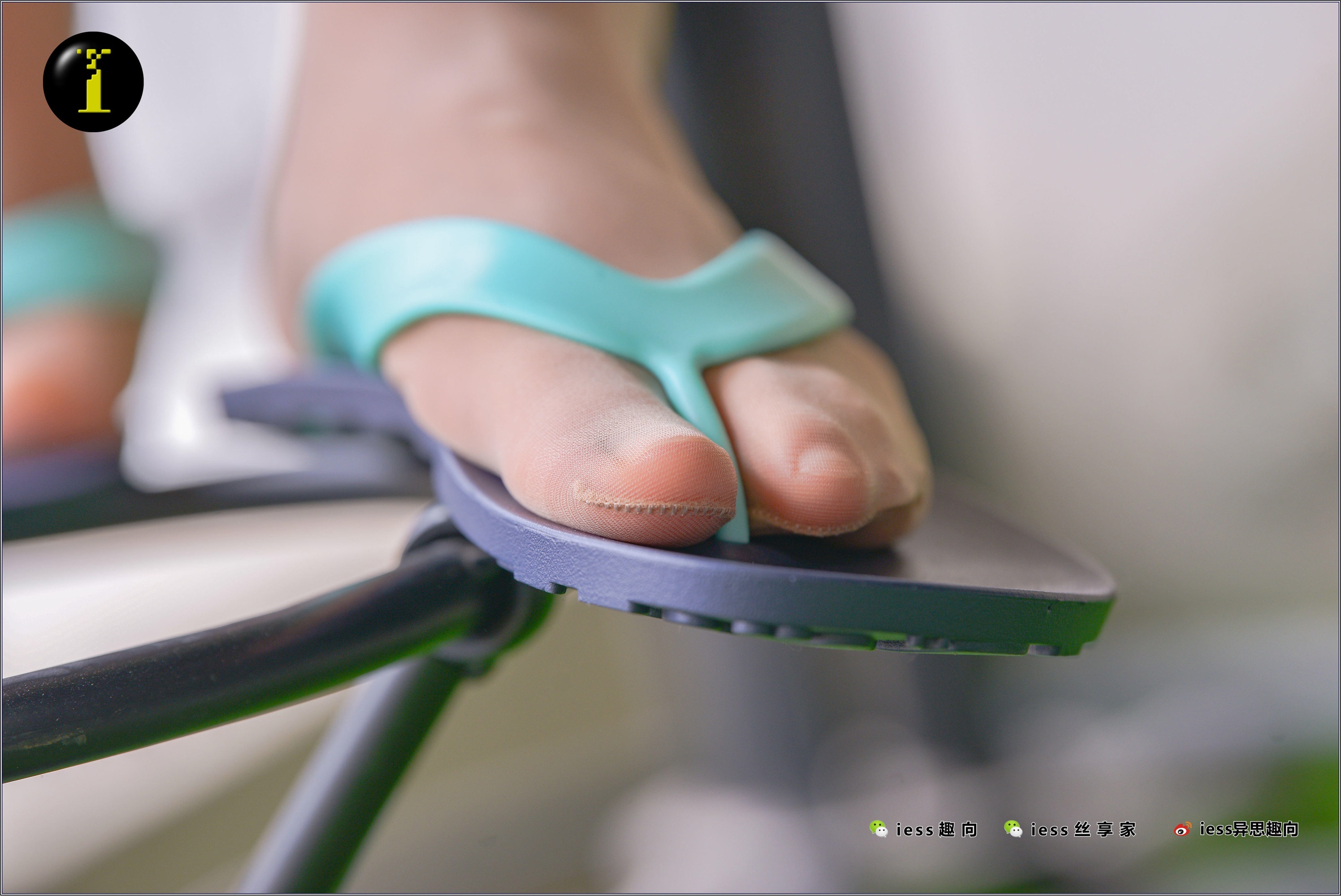 IESS异思趣向  普惠集 005-暖暖 越南拖鞋丝足全特写