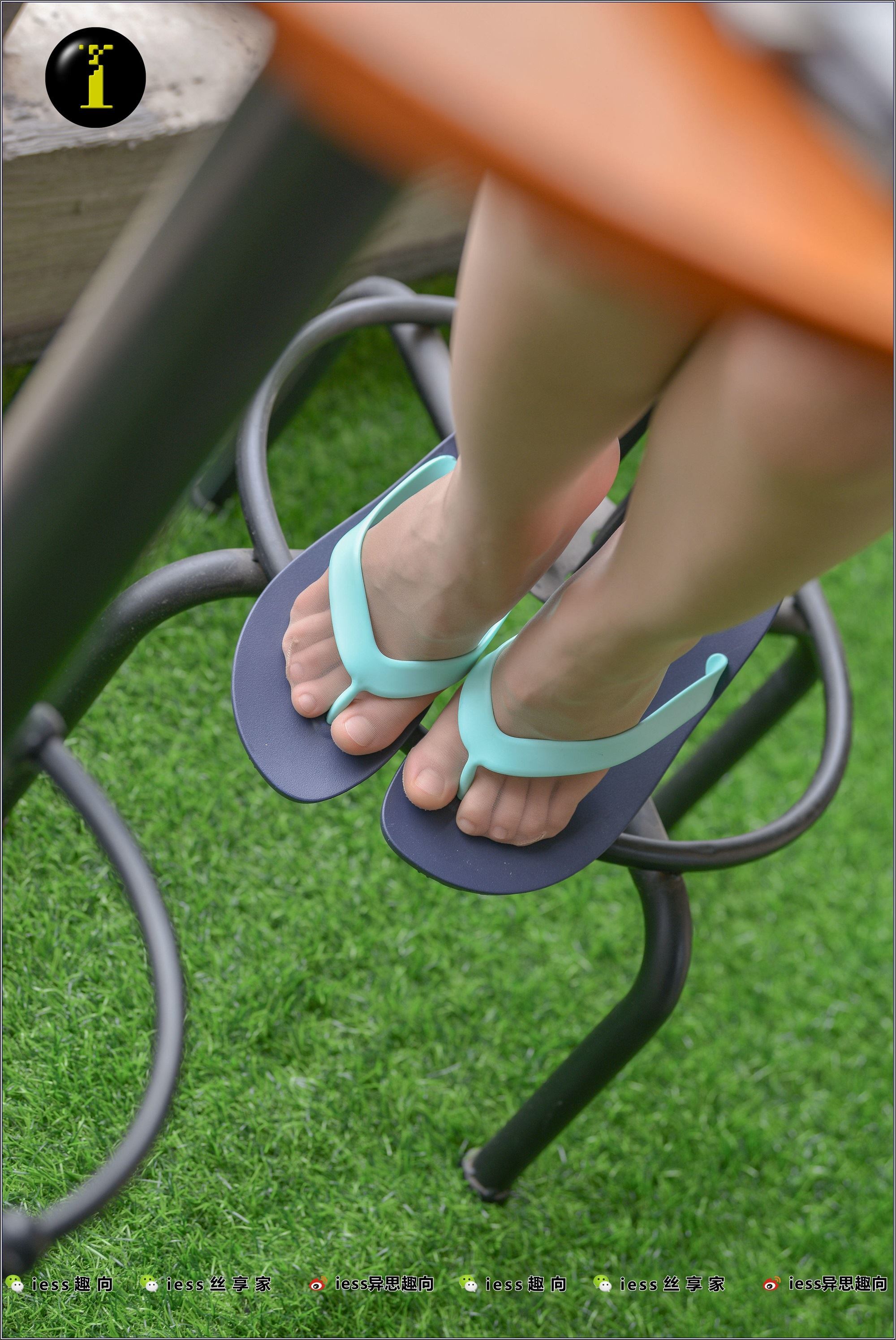 IESS异思趣向  普惠集 005-暖暖 越南拖鞋丝足全特写
