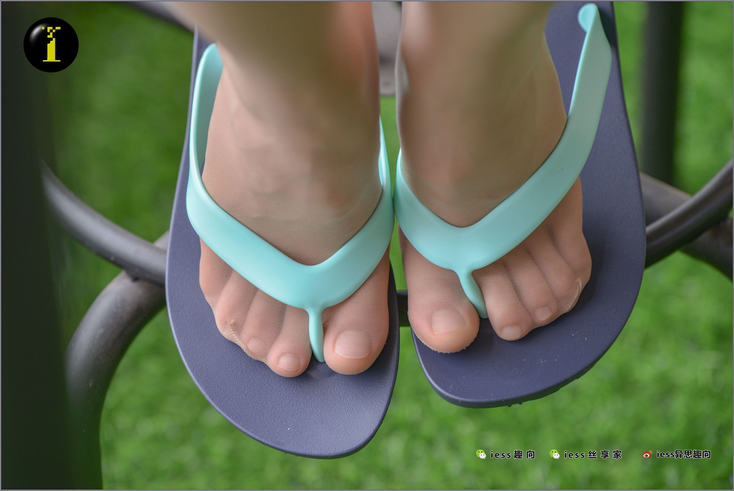 IESS异思趣向  普惠集 005-暖暖 越南拖鞋丝足全特写