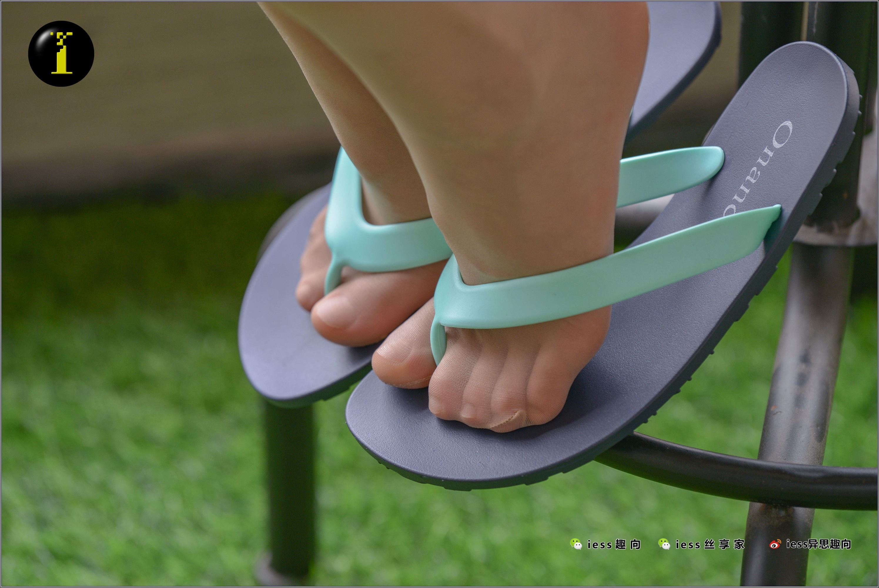 IESS异思趣向  普惠集 005-暖暖 越南拖鞋丝足全特写