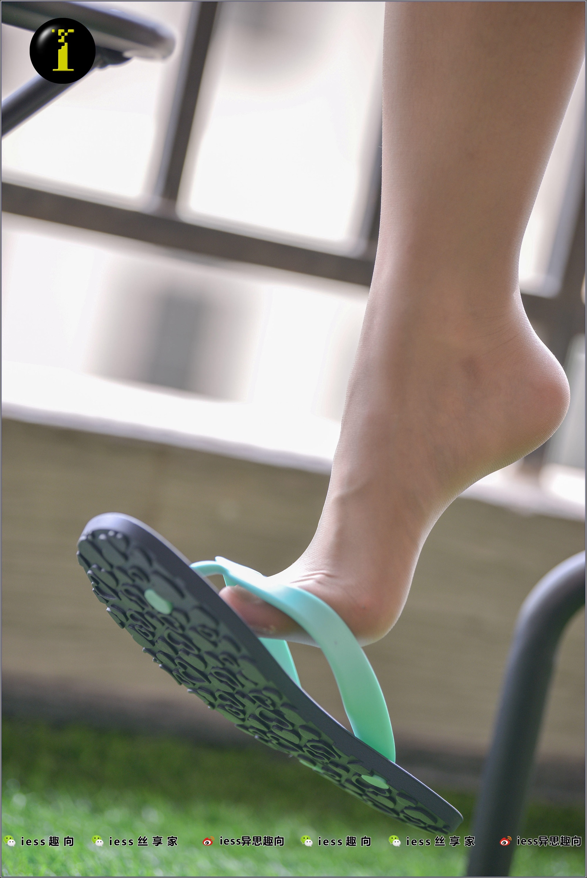 IESS异思趣向  普惠集 005-暖暖 越南拖鞋丝足全特写