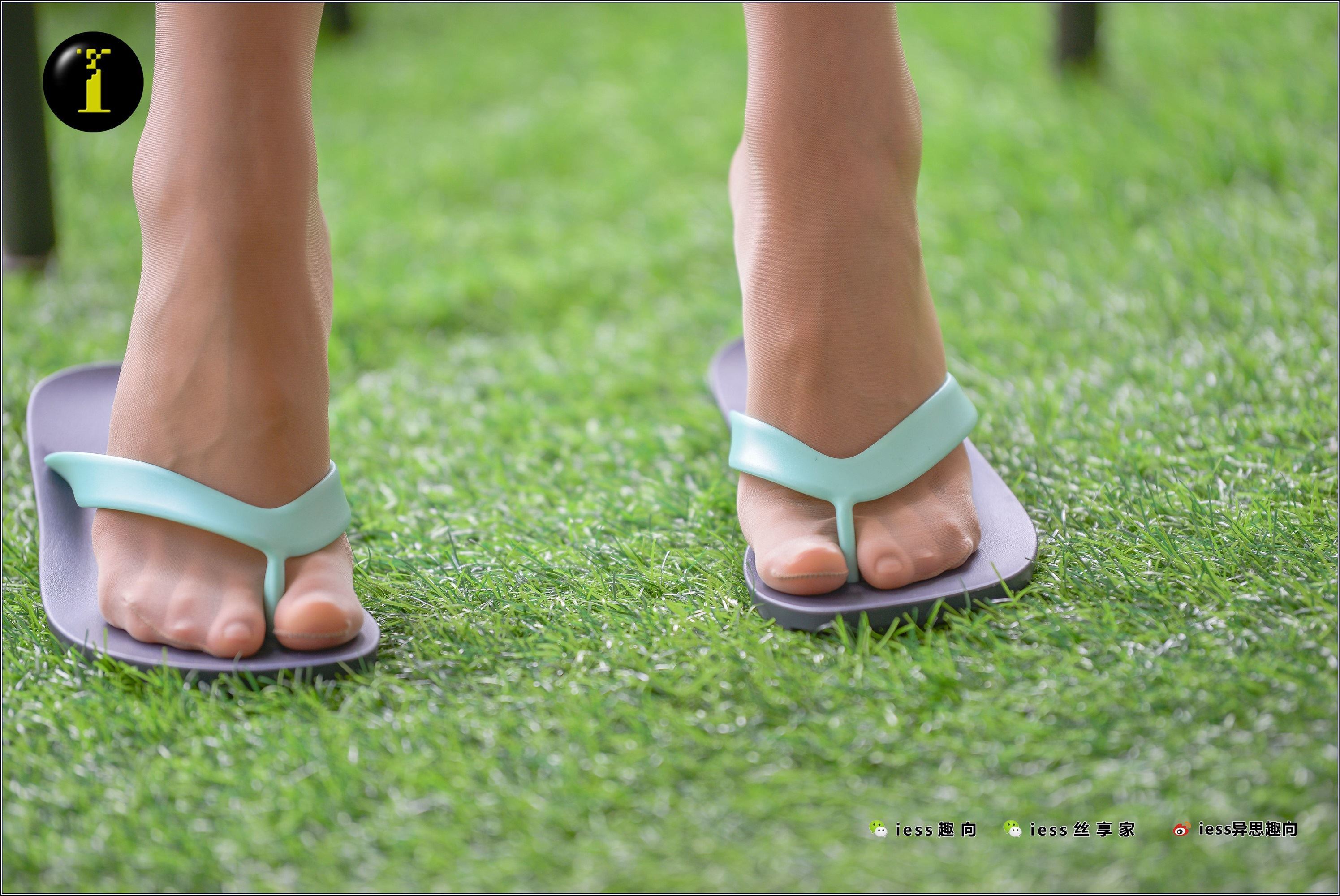IESS异思趣向  普惠集 005-暖暖 越南拖鞋丝足全特写