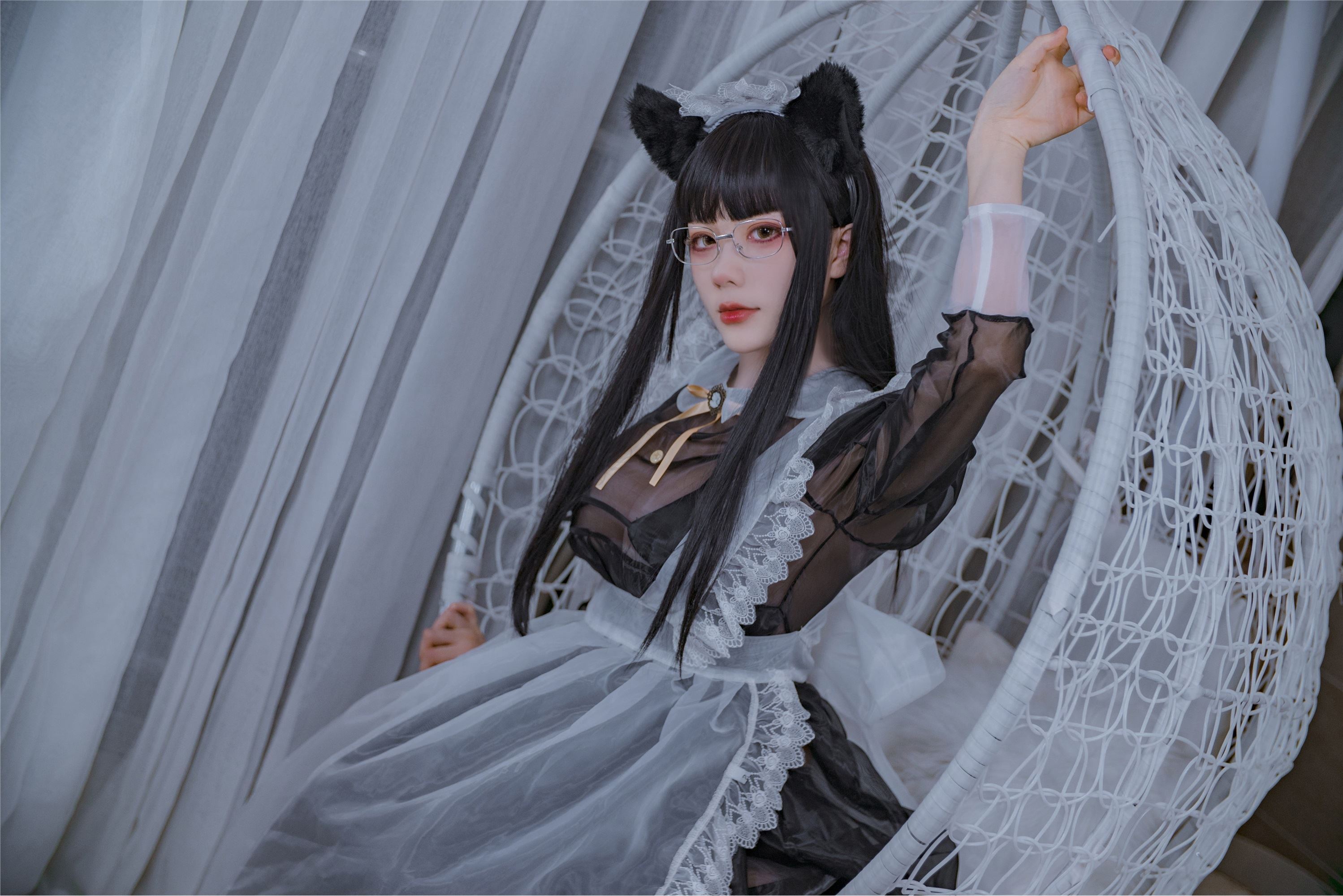 起司块wii  黑色透明女仆