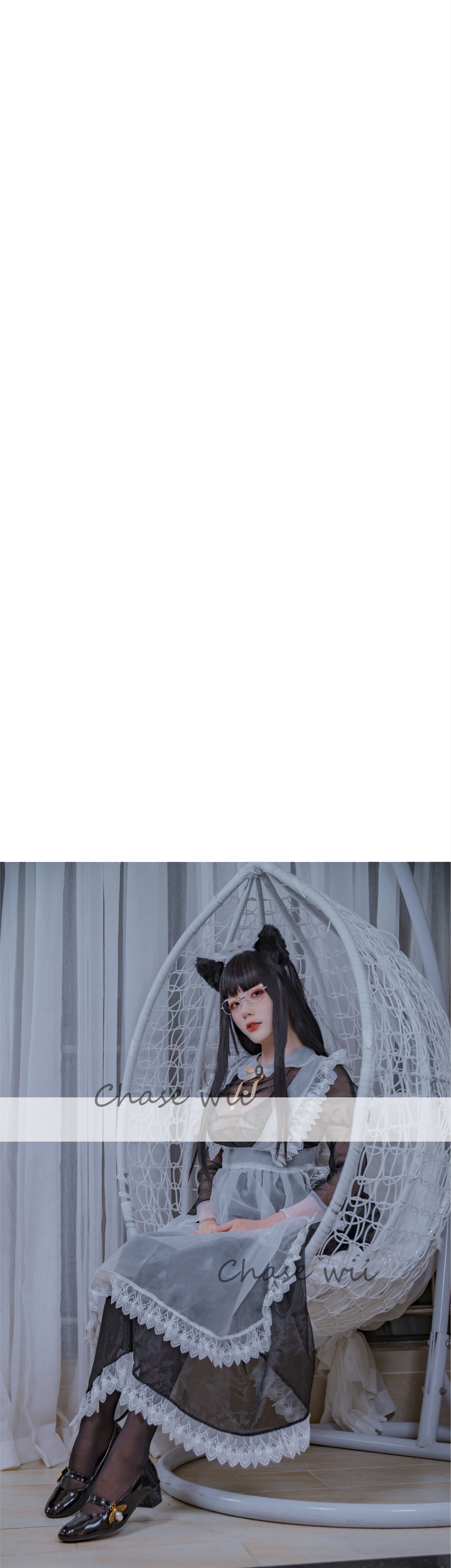 起司块wii  黑色透明女仆