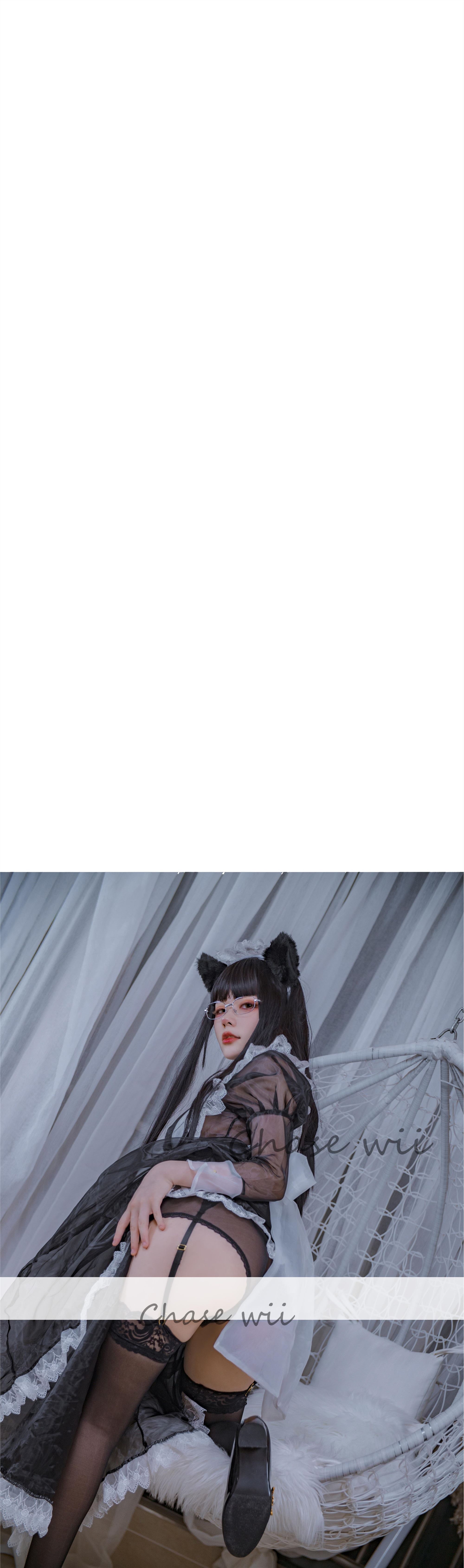 起司块wii  黑色透明女仆