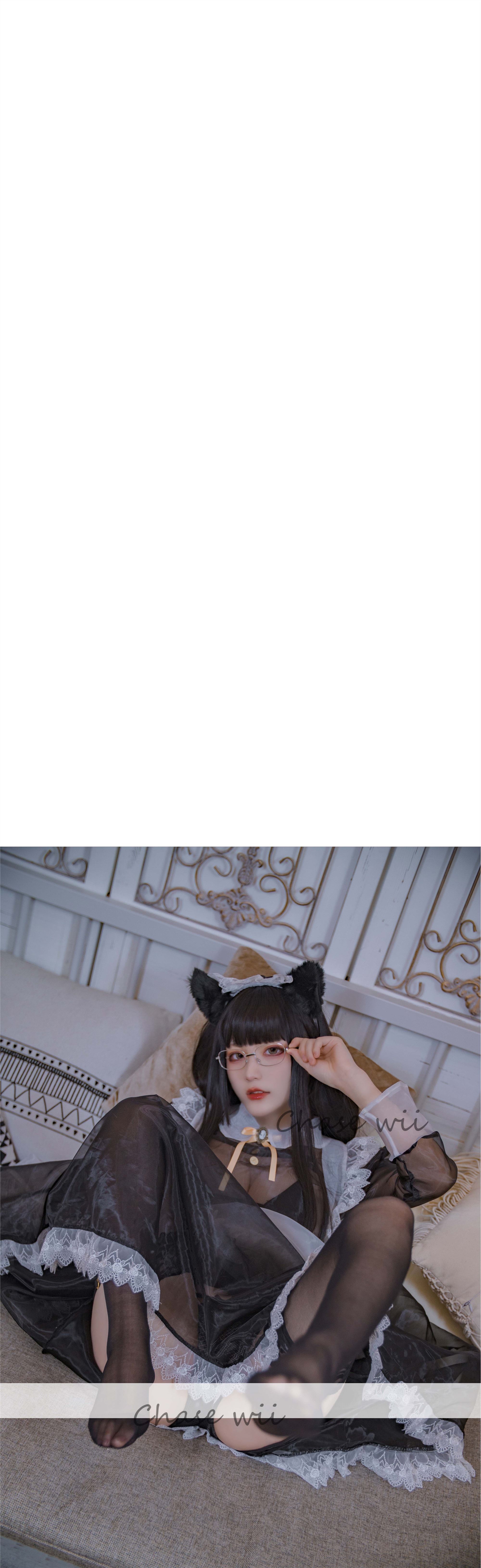 起司块wii  黑色透明女仆