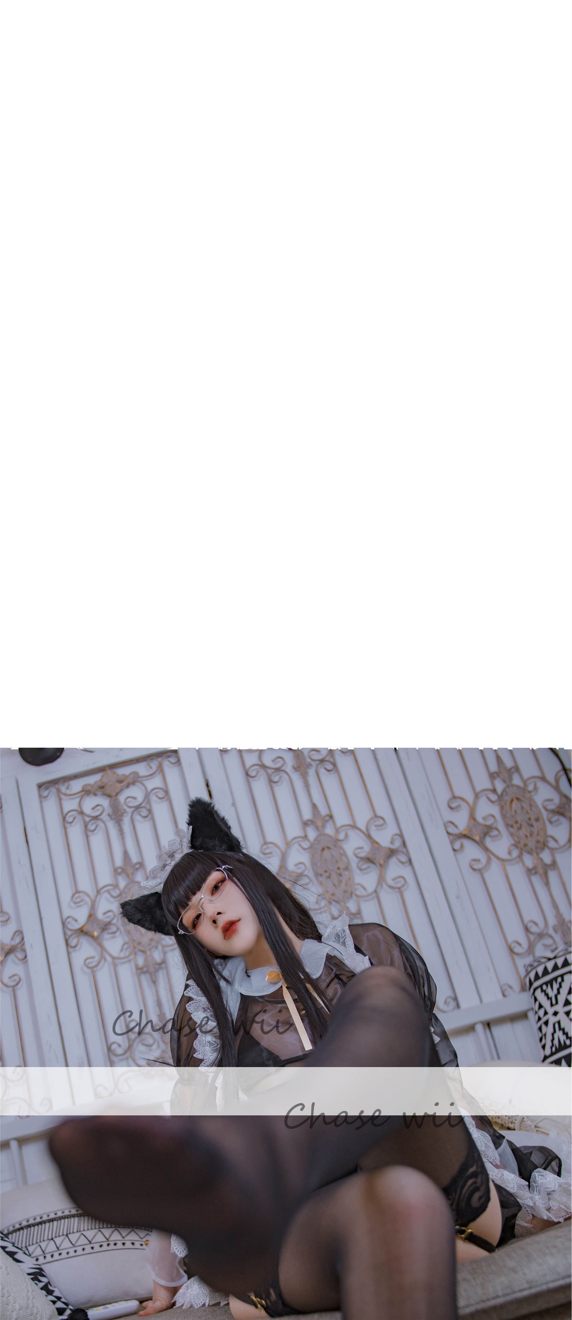 起司块wii  黑色透明女仆