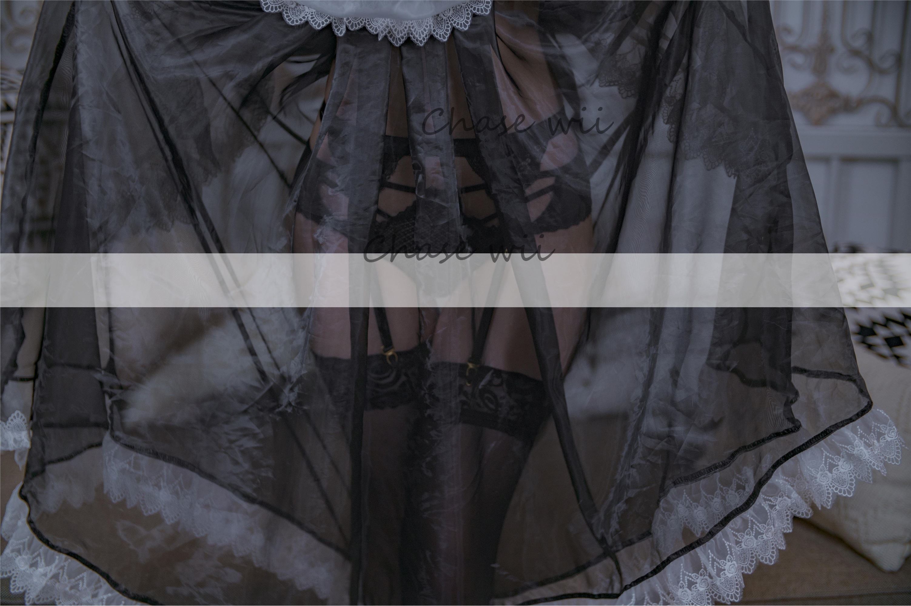 起司块wii  黑色透明女仆