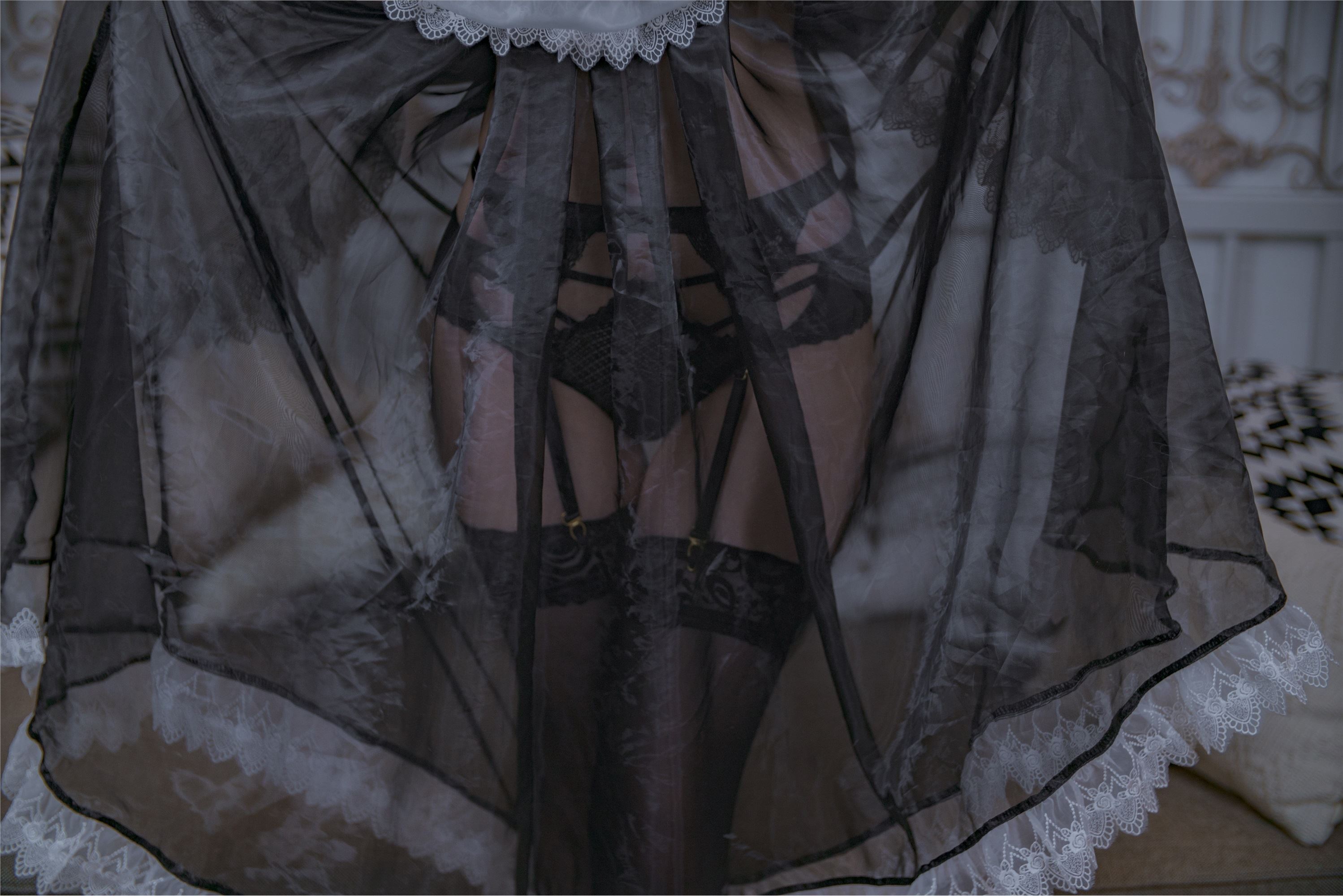 起司块wii  黑色透明女仆