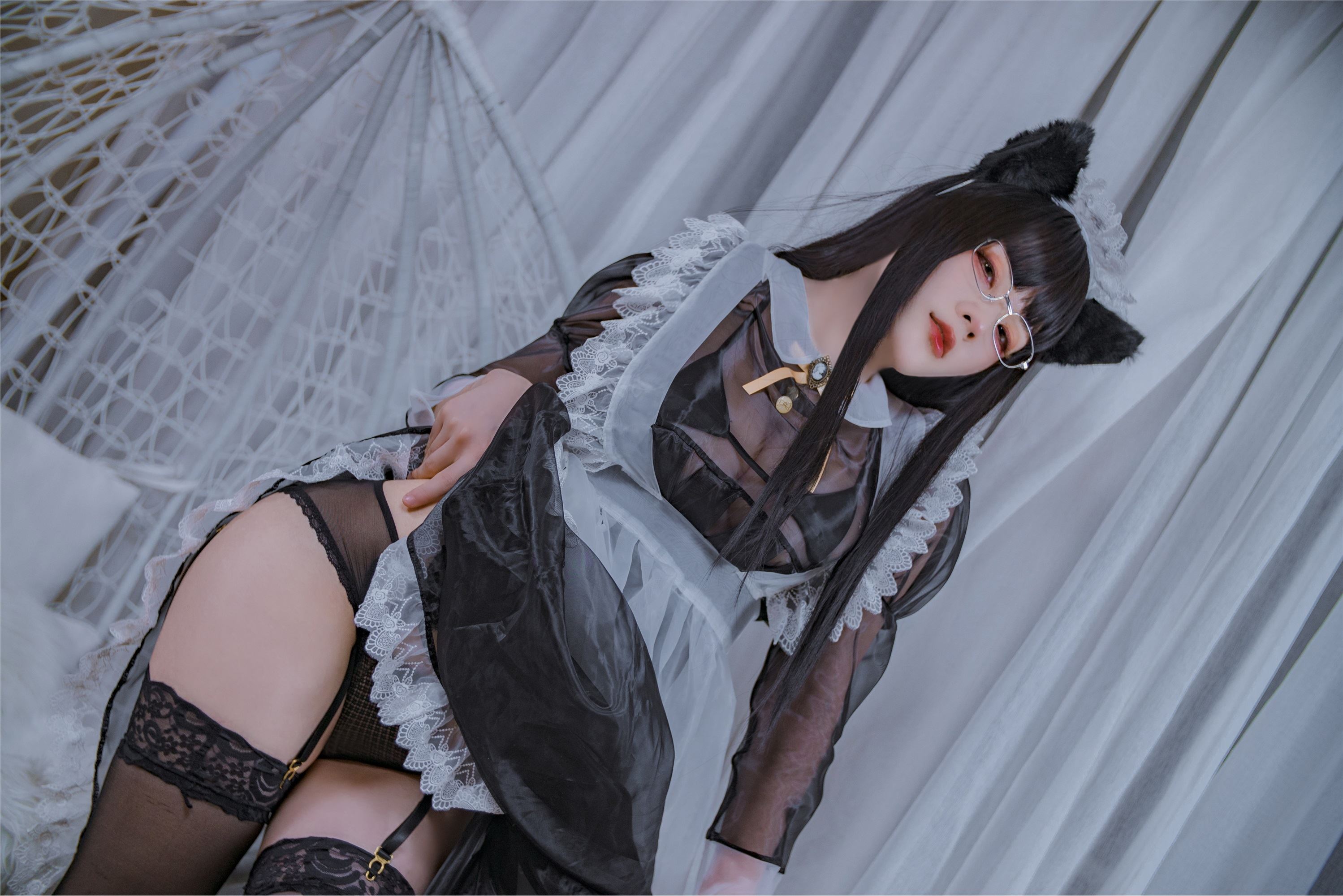 起司块wii  黑色透明女仆