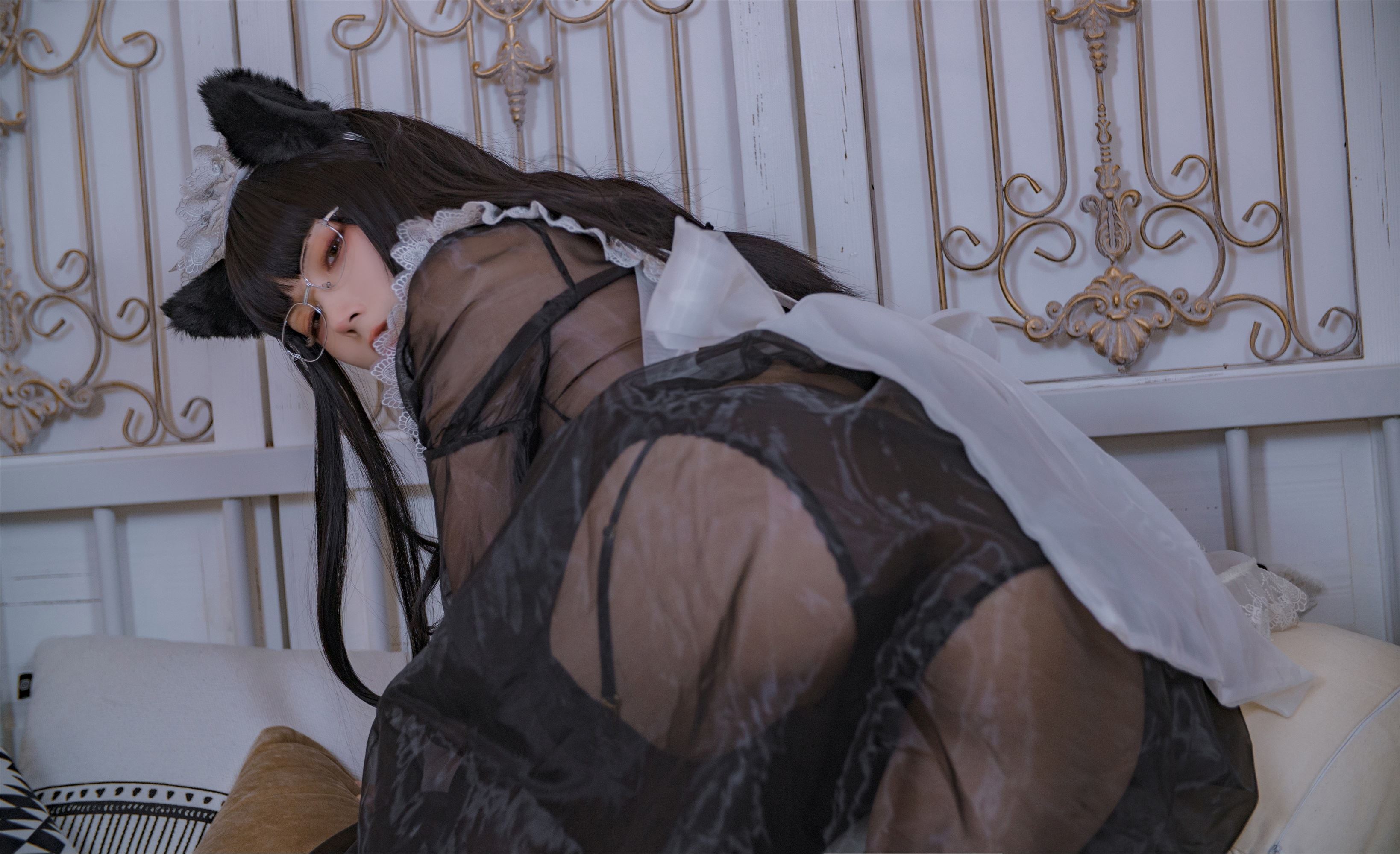 起司块wii  黑色透明女仆