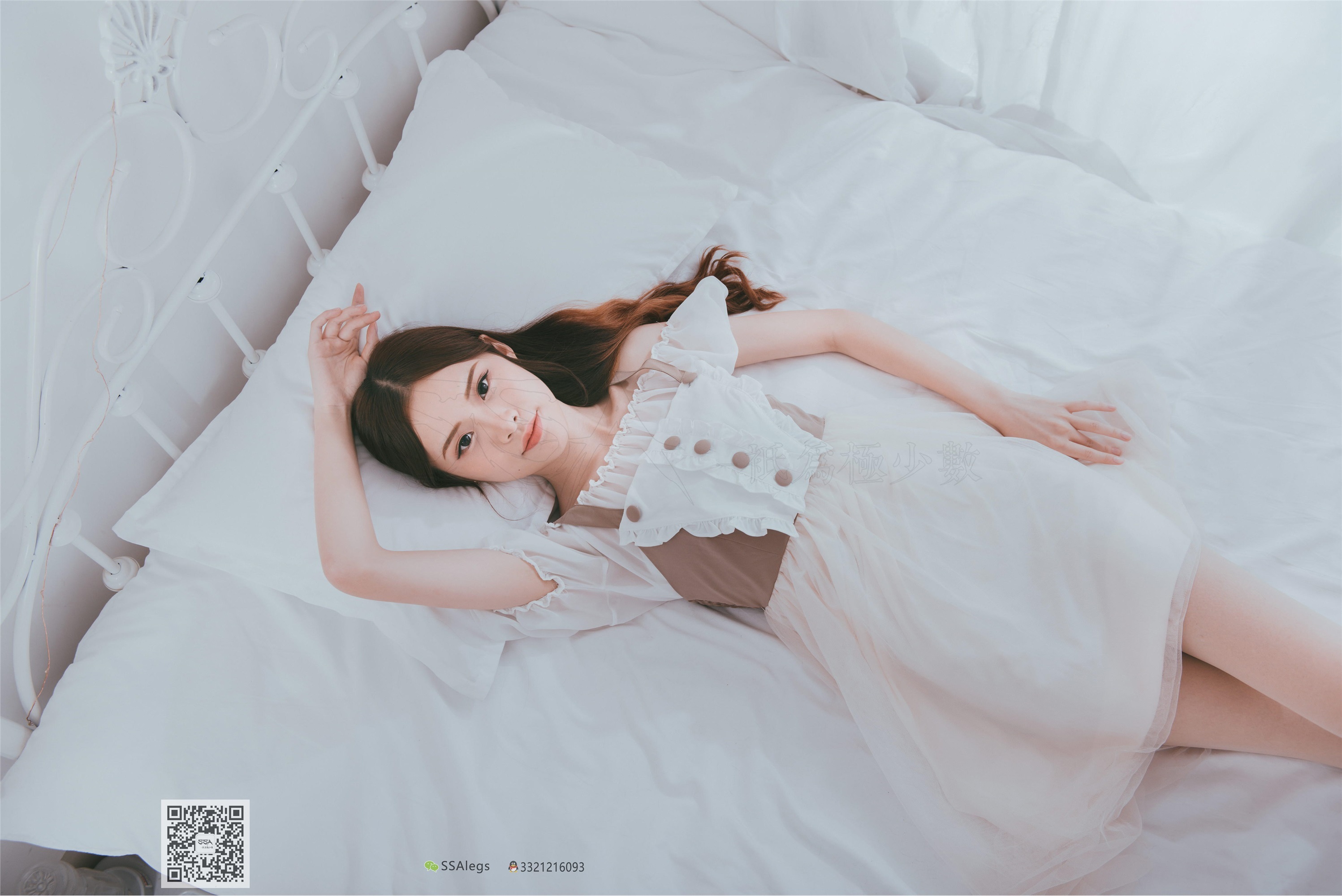 SSA丝社 003期 我的公主床-肉丝裸足特写