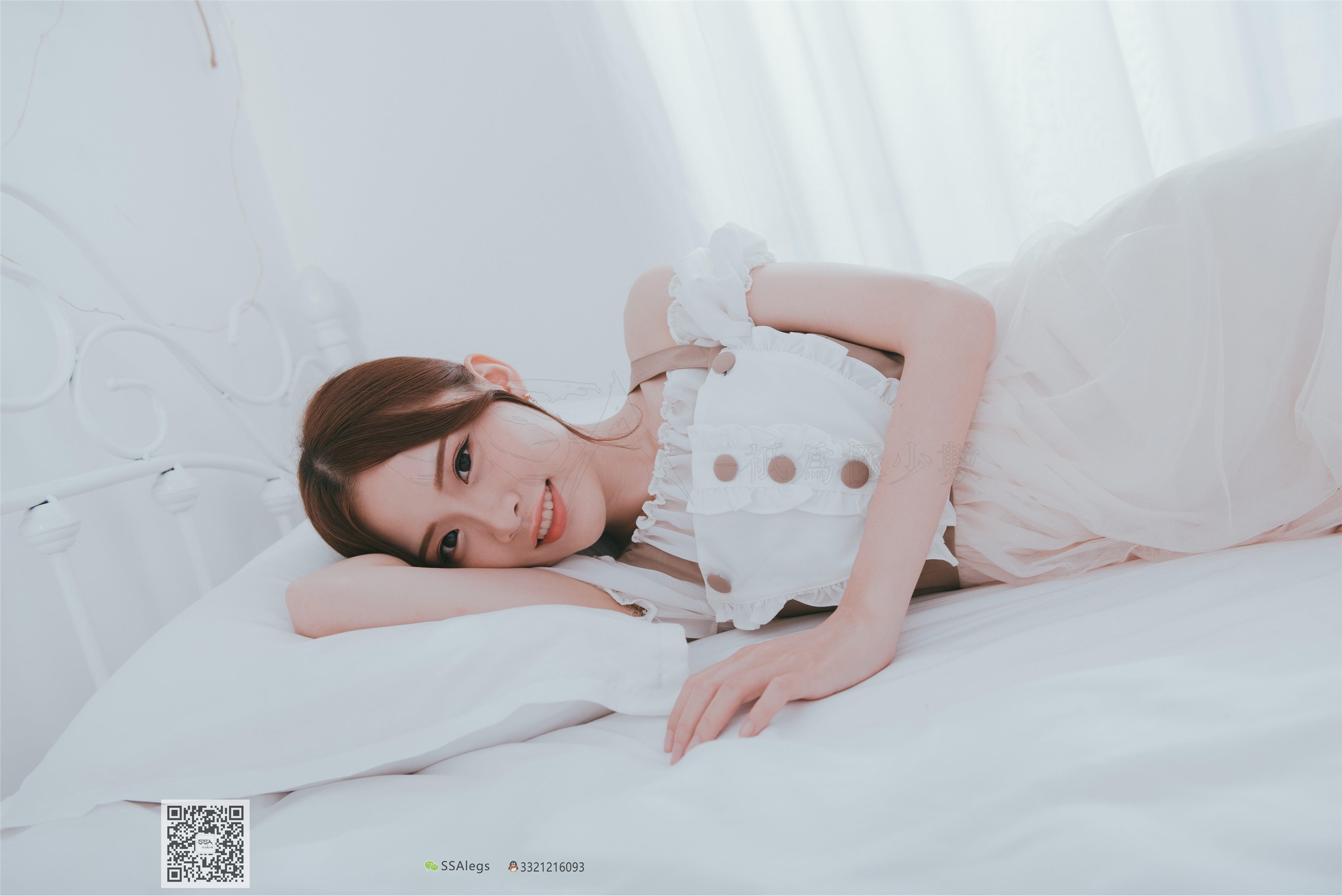 SSA丝社 003期 我的公主床-肉丝裸足特写