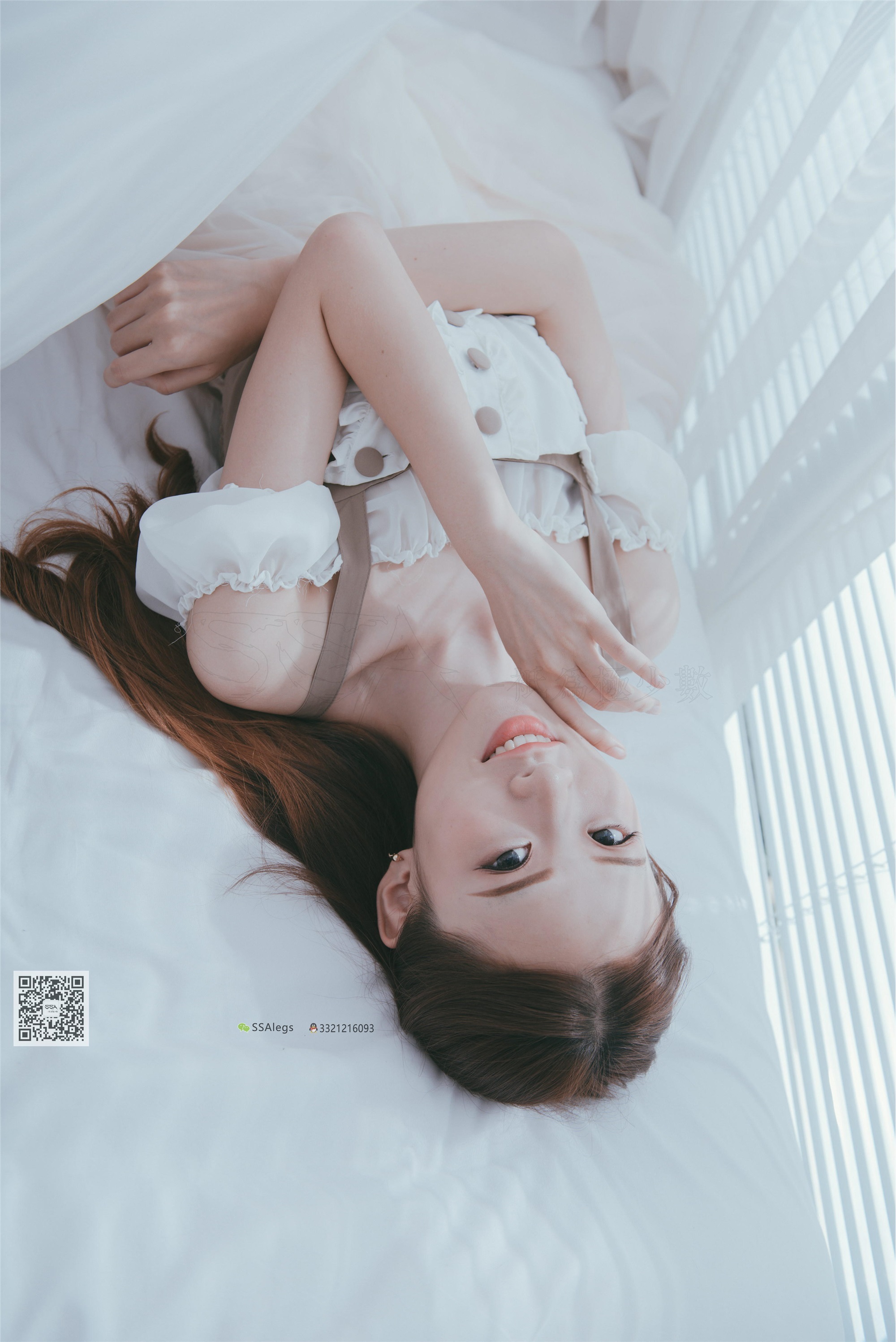 SSA丝社 003期 我的公主床-肉丝裸足特写