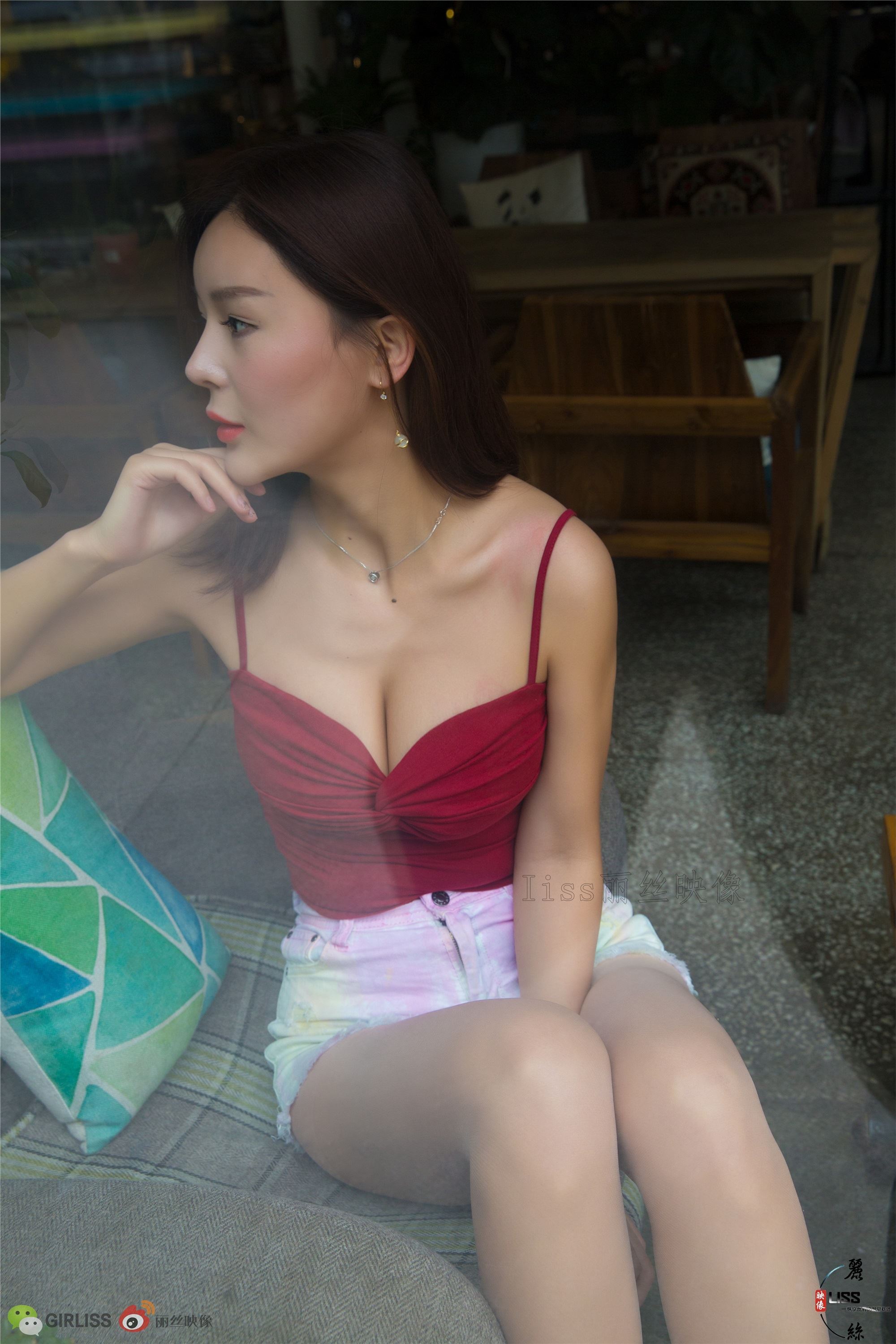 LISS丽丝映像   梁冰的红螺旋与肉丝