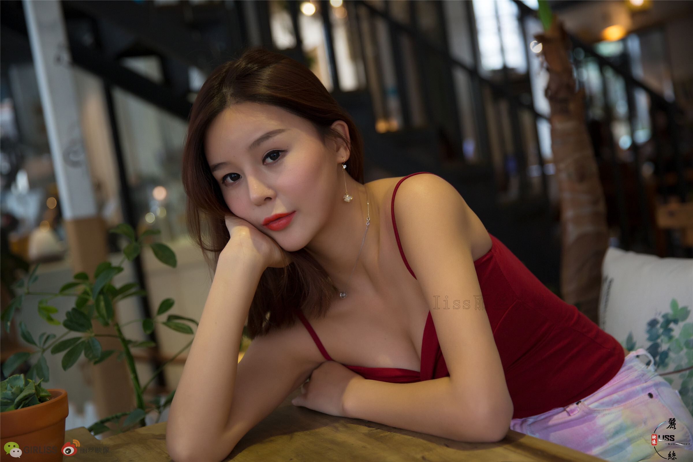 LISS丽丝映像   梁冰的红螺旋与肉丝