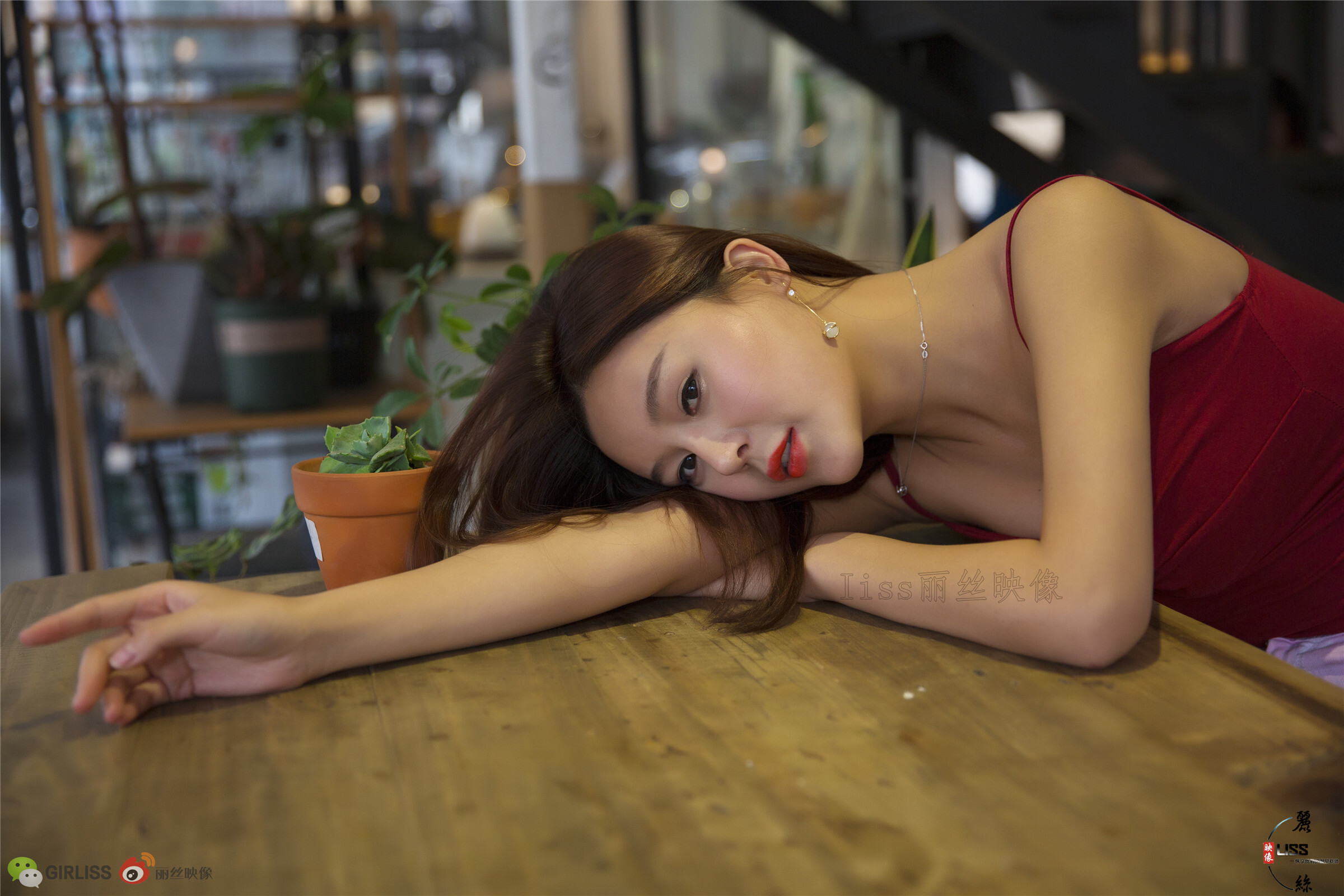 LISS丽丝映像   梁冰的红螺旋与肉丝