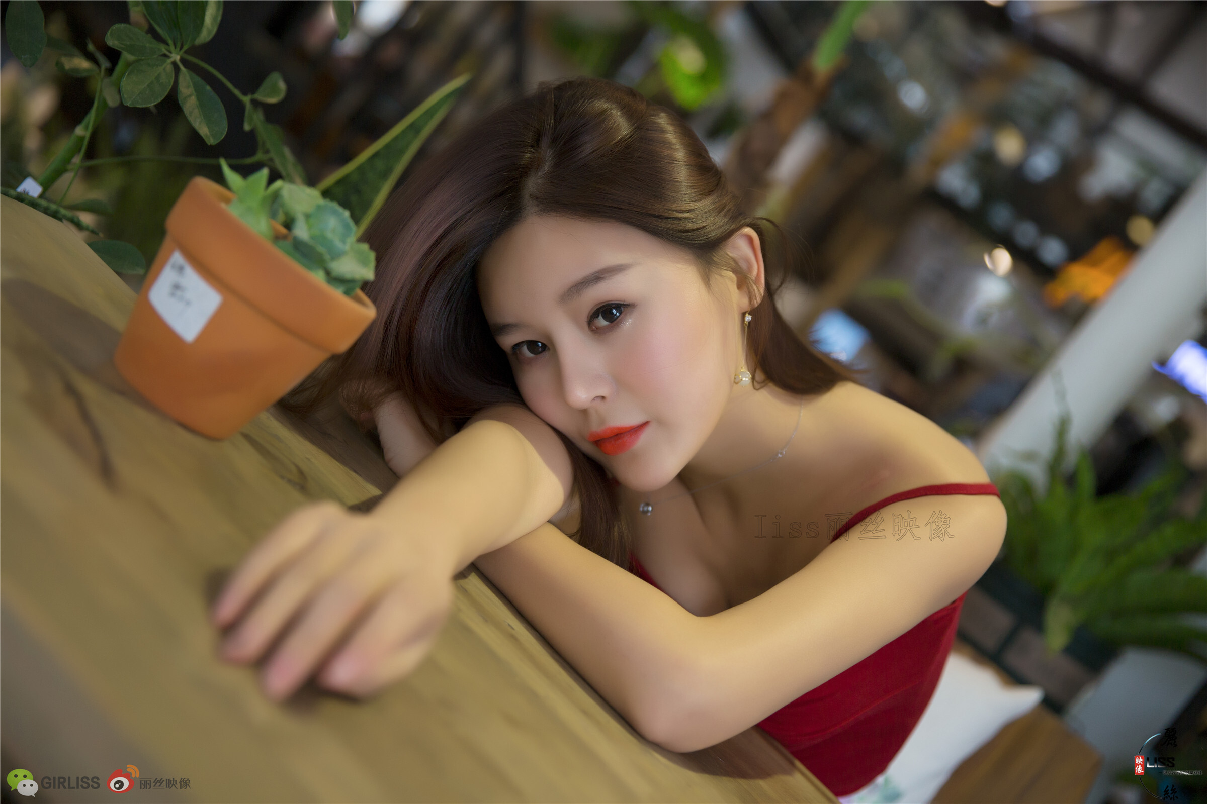 LISS丽丝映像   梁冰的红螺旋与肉丝