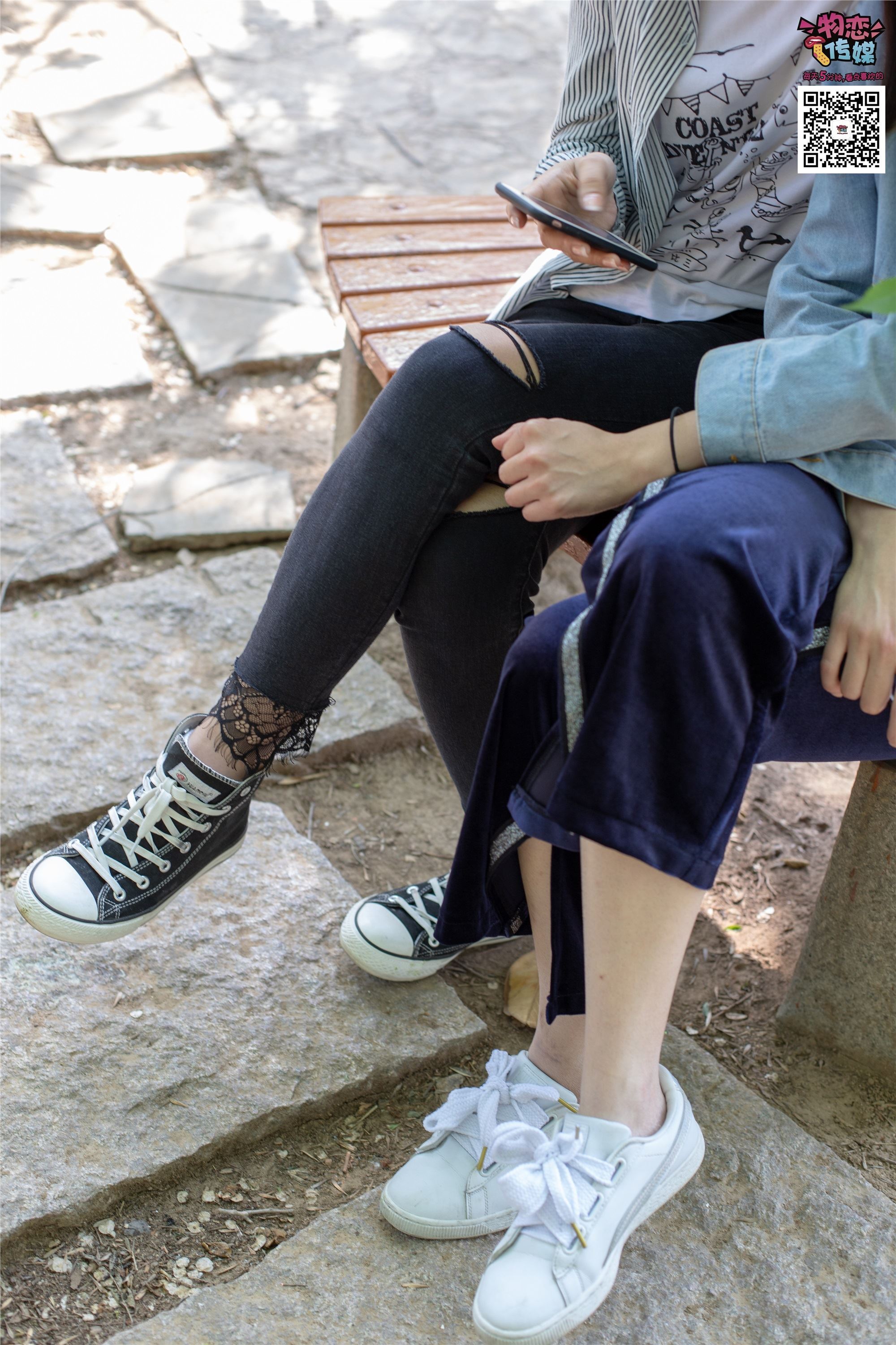 物恋传媒 No.010 纯的闺蜜情，纯纯的鞋子与棉袜