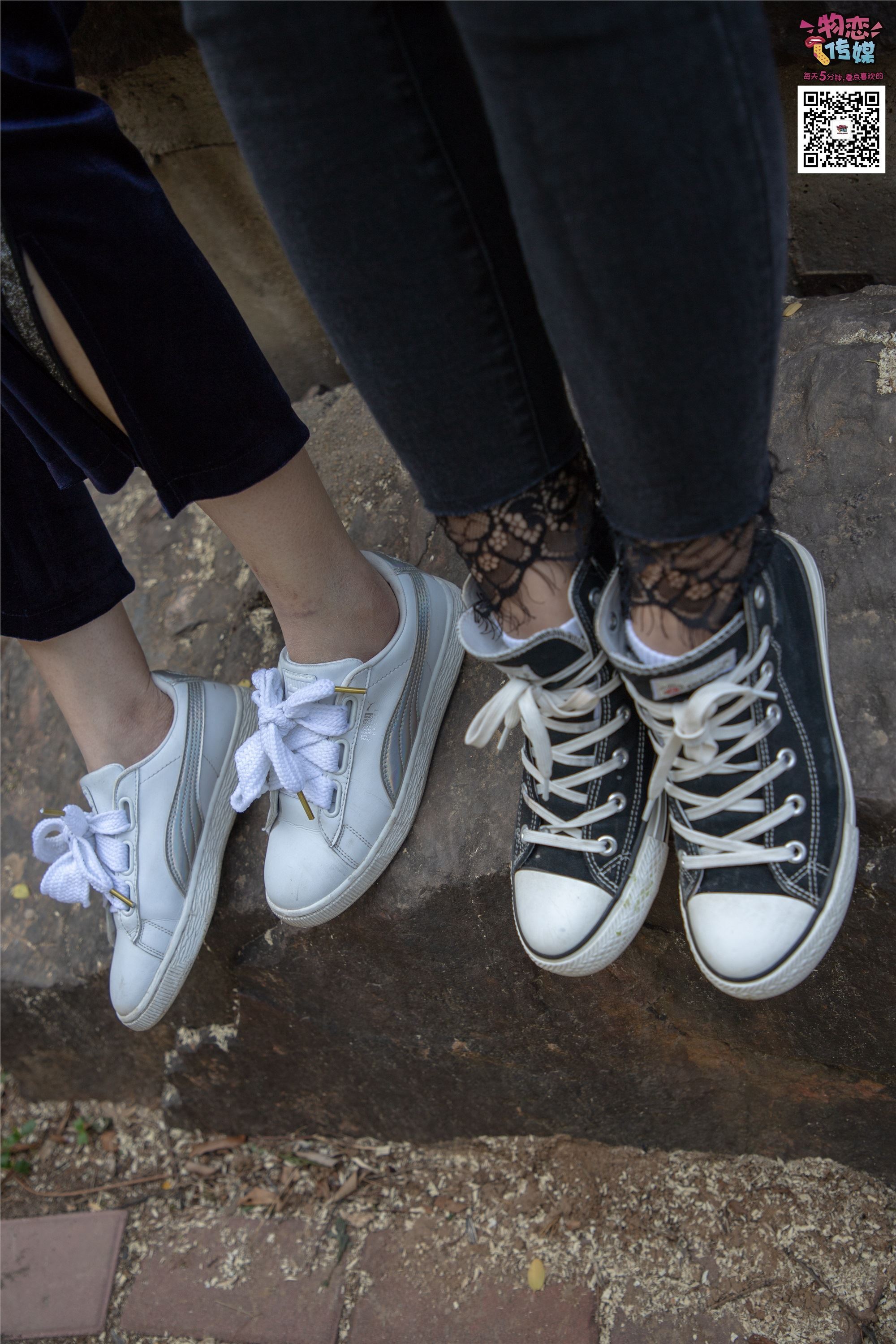 物恋传媒 No.010 纯的闺蜜情，纯纯的鞋子与棉袜