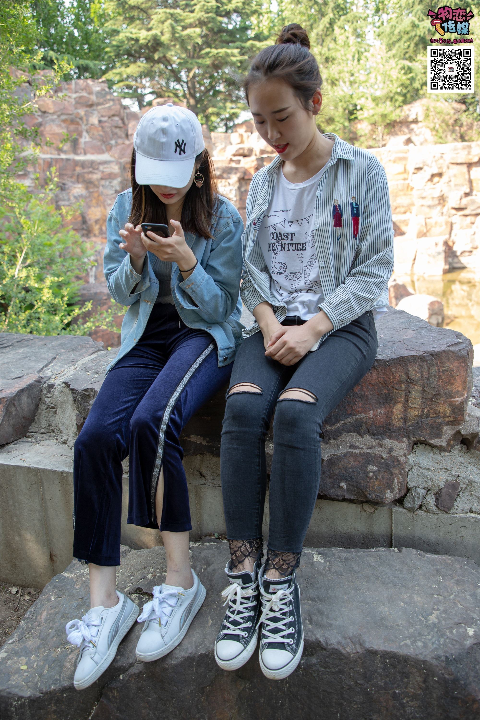 物恋传媒 No.010 纯的闺蜜情，纯纯的鞋子与棉袜