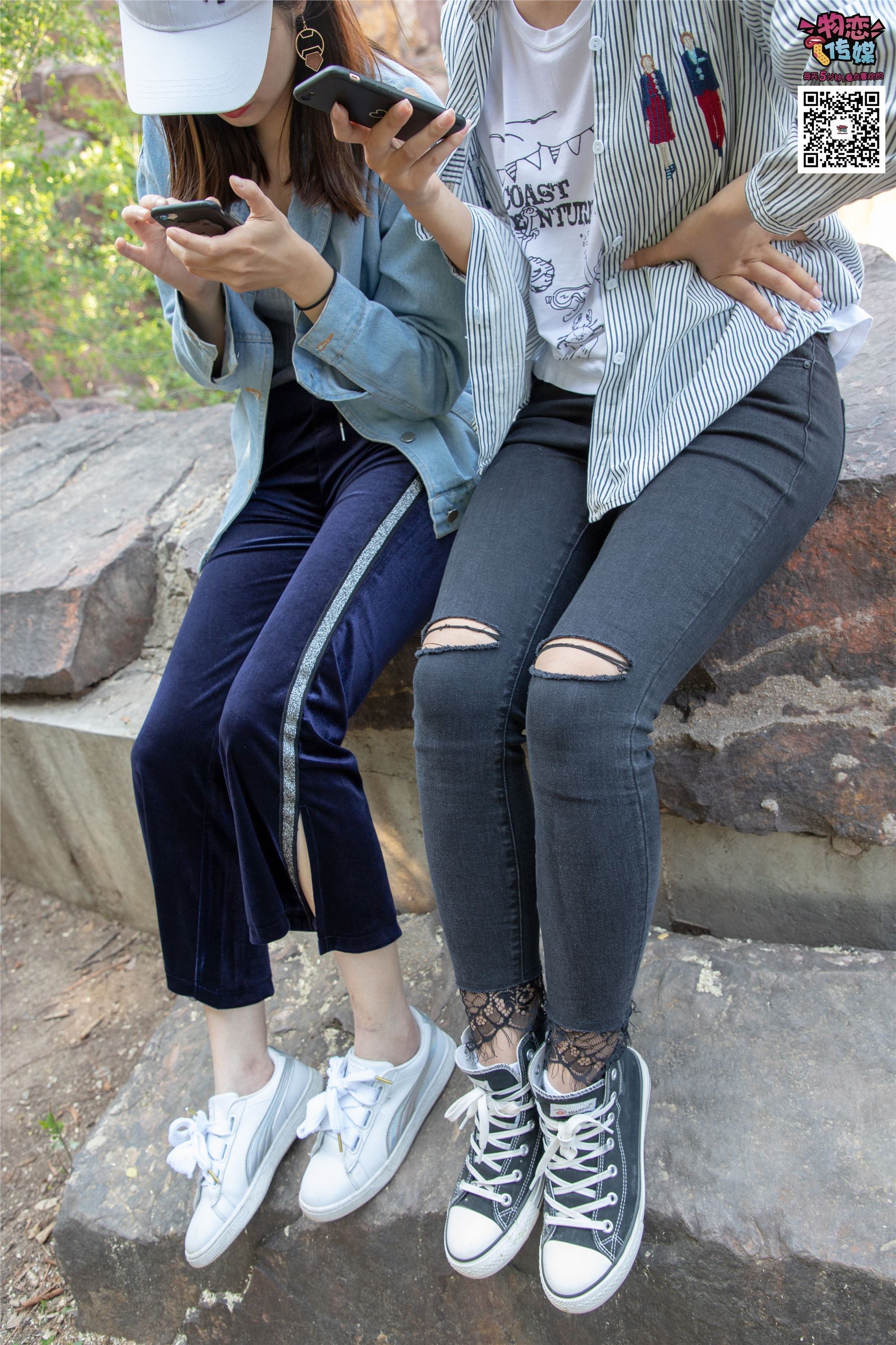 物恋传媒 No.010 纯的闺蜜情，纯纯的鞋子与棉袜