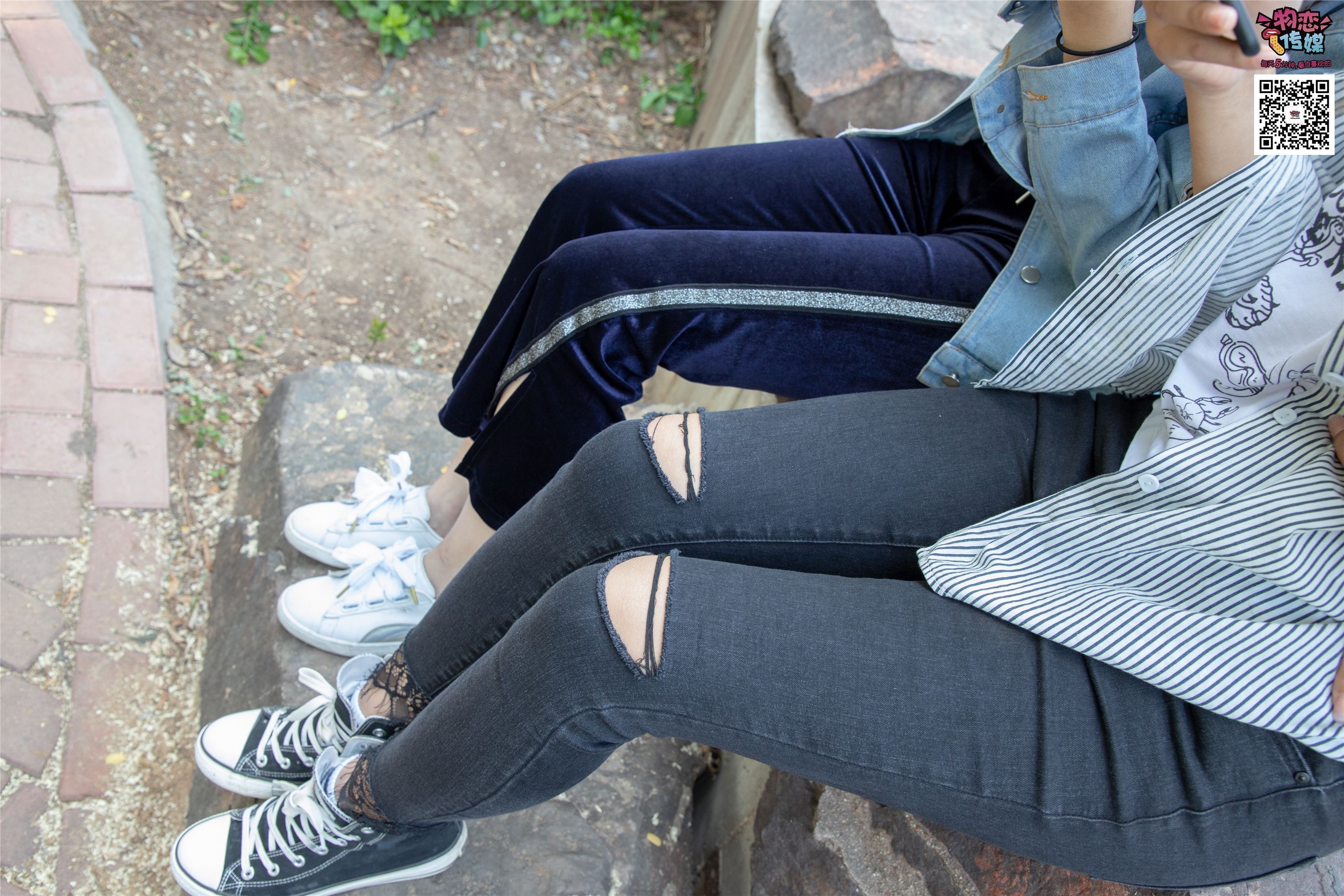 物恋传媒 No.010 纯的闺蜜情，纯纯的鞋子与棉袜