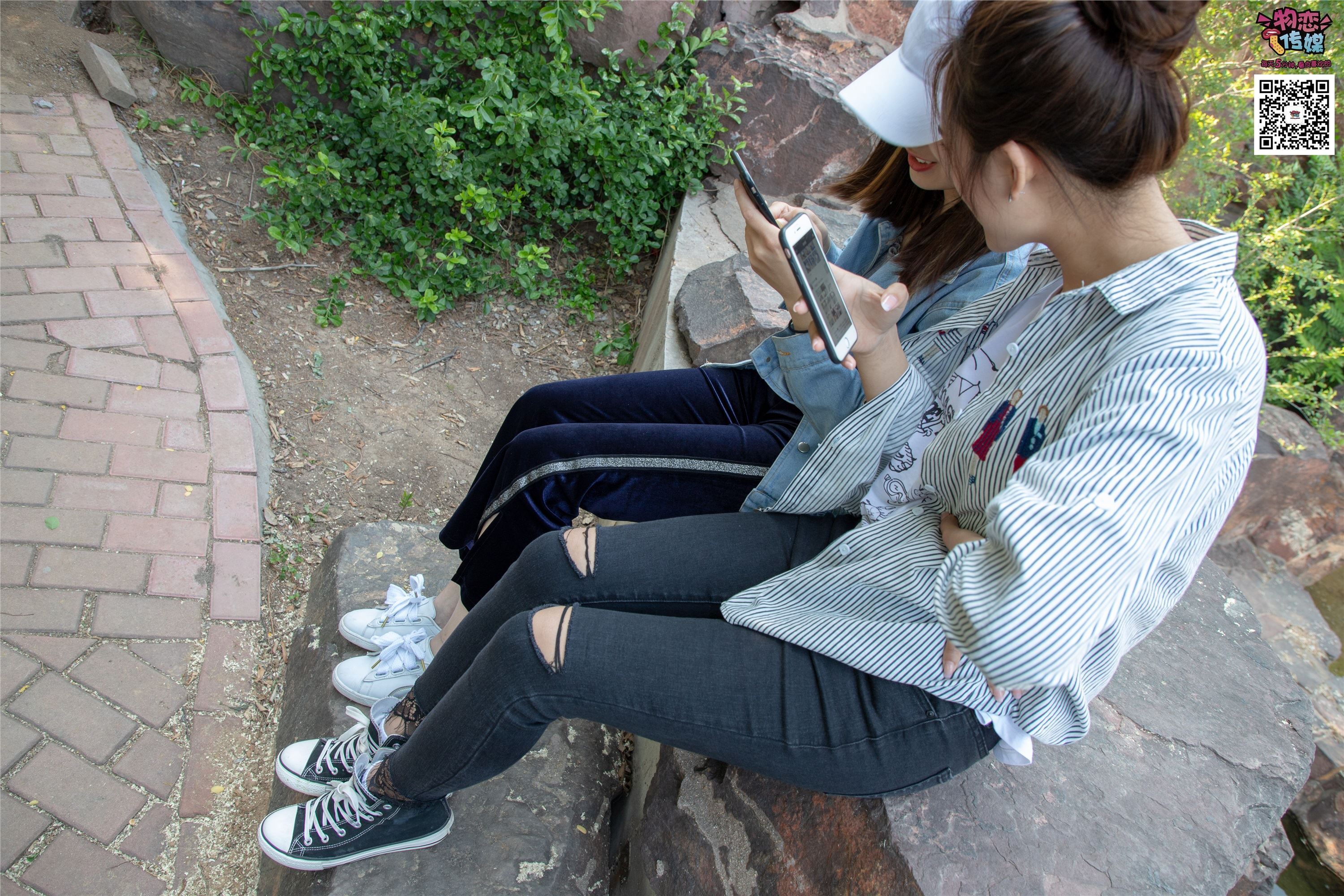 物恋传媒 No.010 纯的闺蜜情，纯纯的鞋子与棉袜