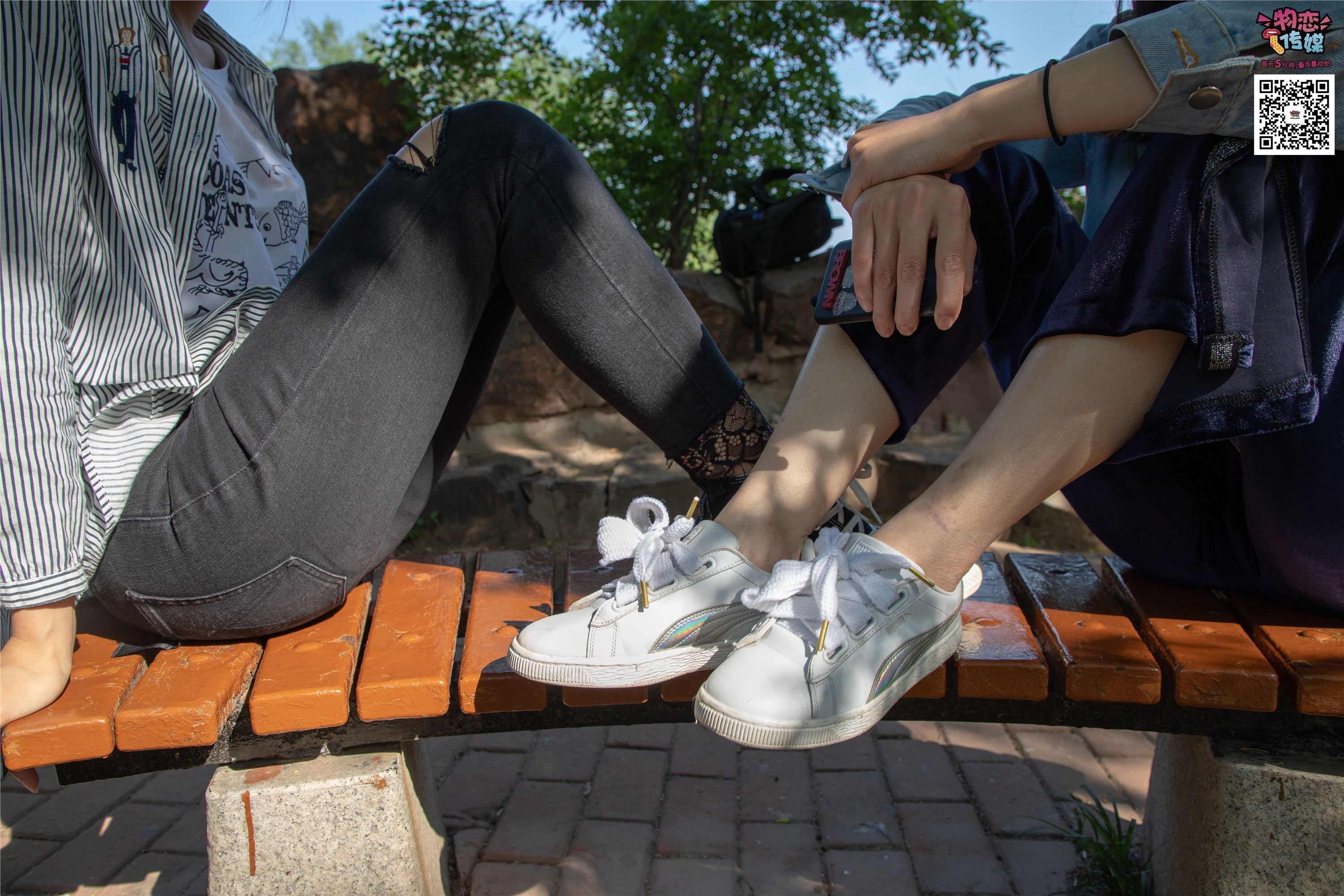 物恋传媒 No.010 纯的闺蜜情，纯纯的鞋子与棉袜