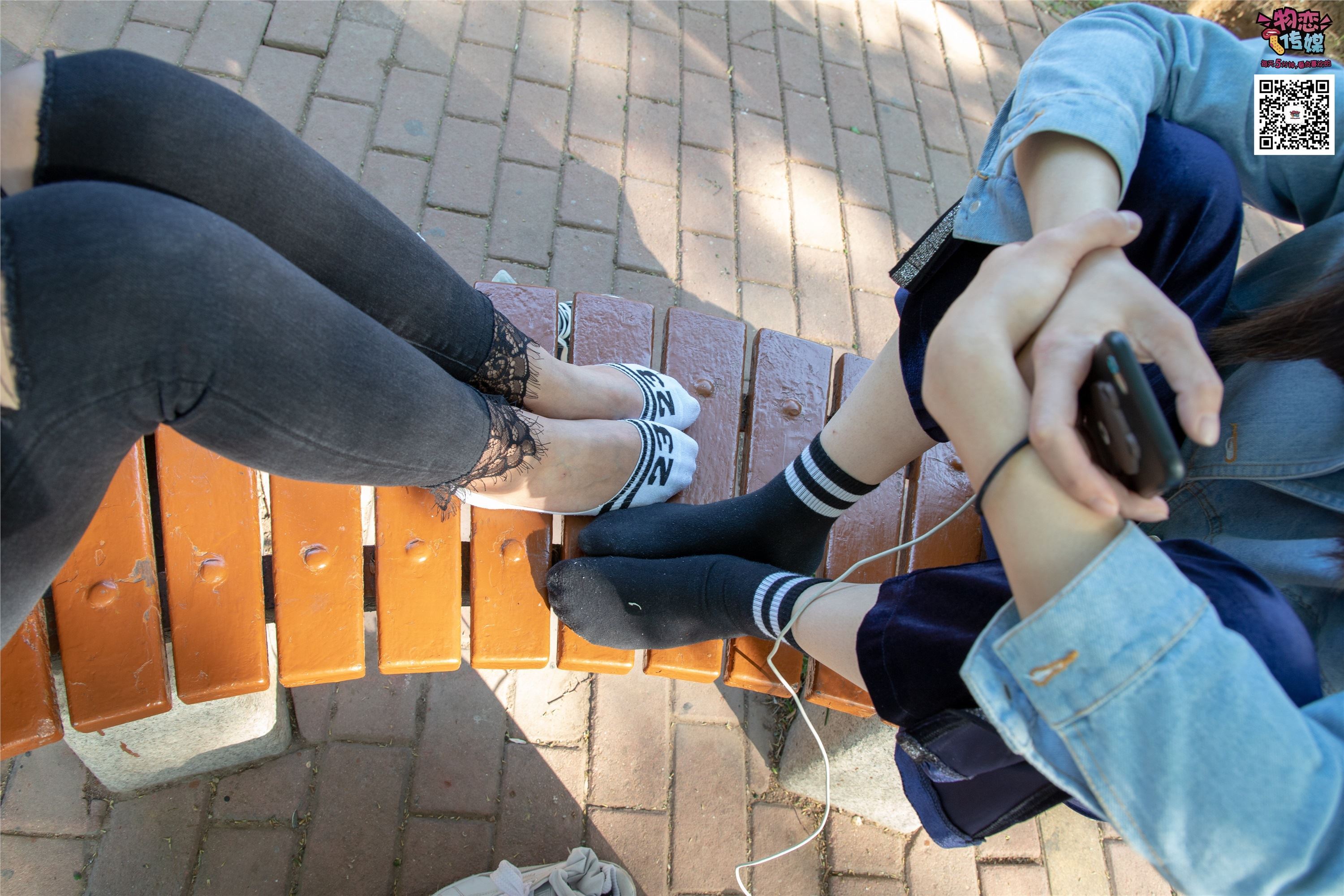 物恋传媒 No.010 纯的闺蜜情，纯纯的鞋子与棉袜