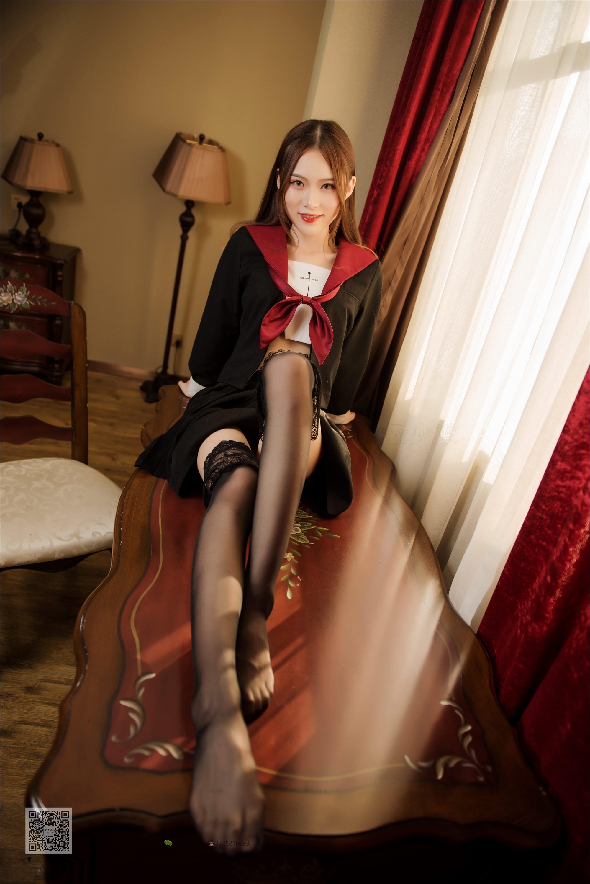 SSA丝社 011期 小琪琪 暗黑系萝莉少女的诱惑