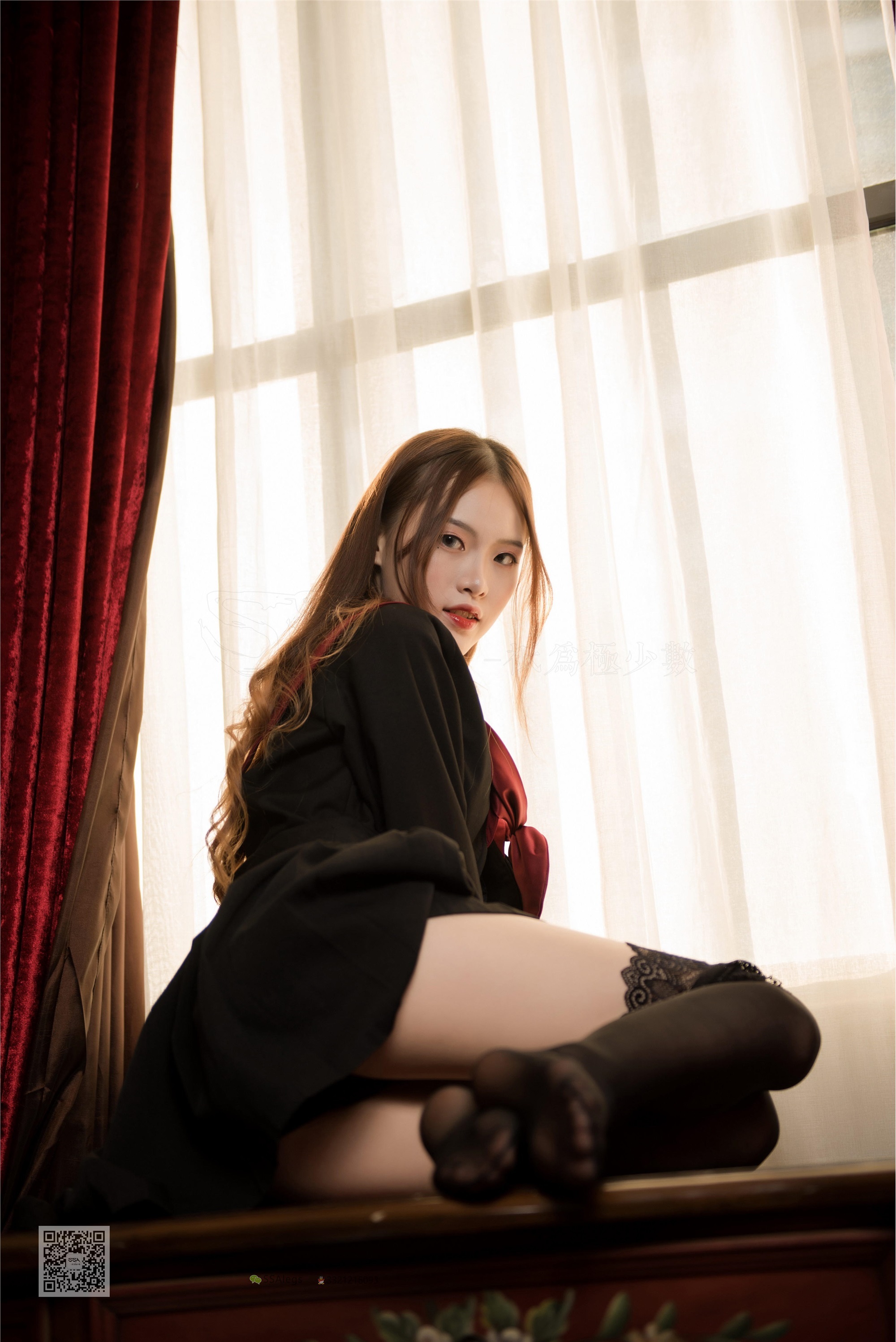 SSA丝社 011期 小琪琪 暗黑系萝莉少女的诱惑