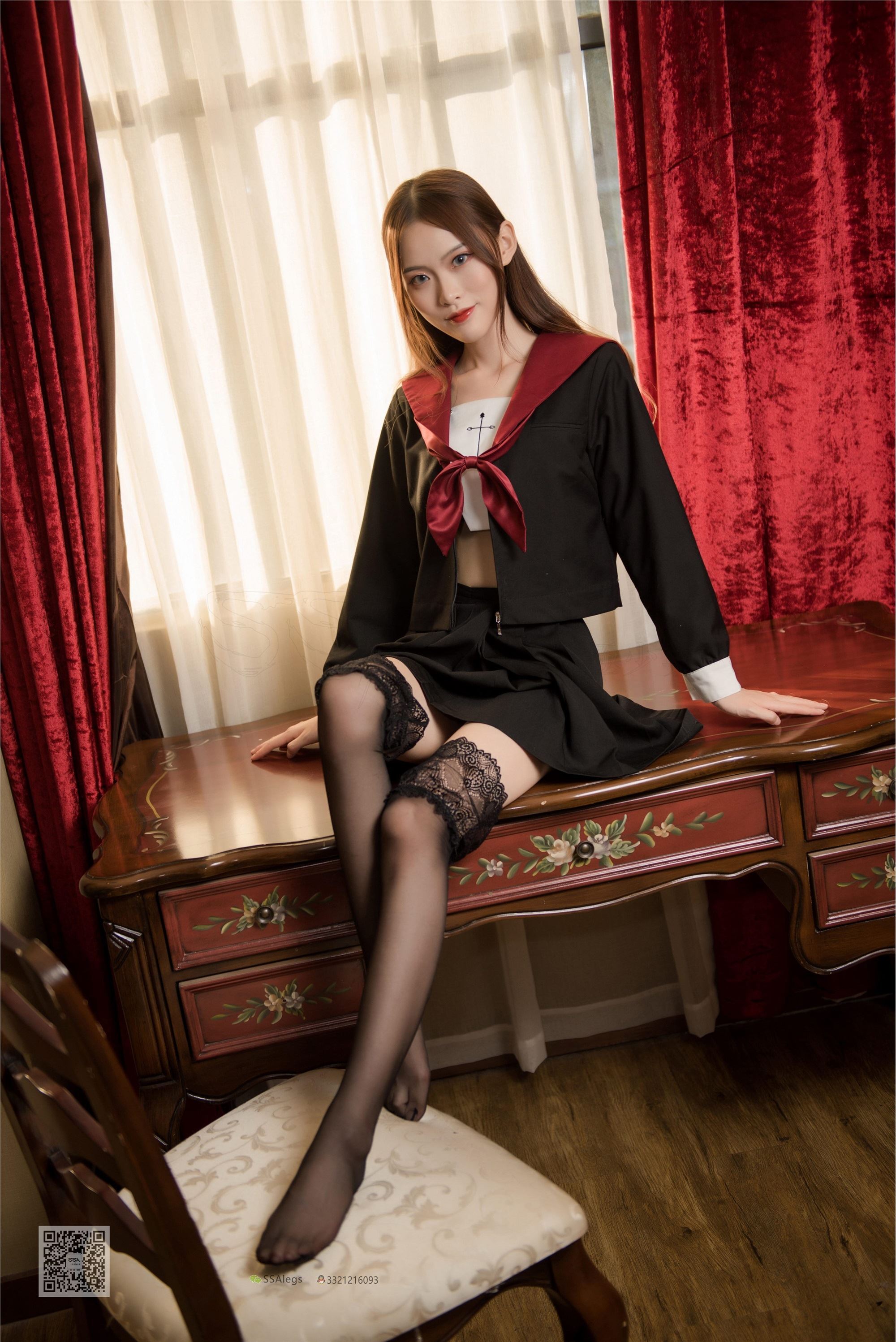 SSA丝社 011期 小琪琪 暗黑系萝莉少女的诱惑