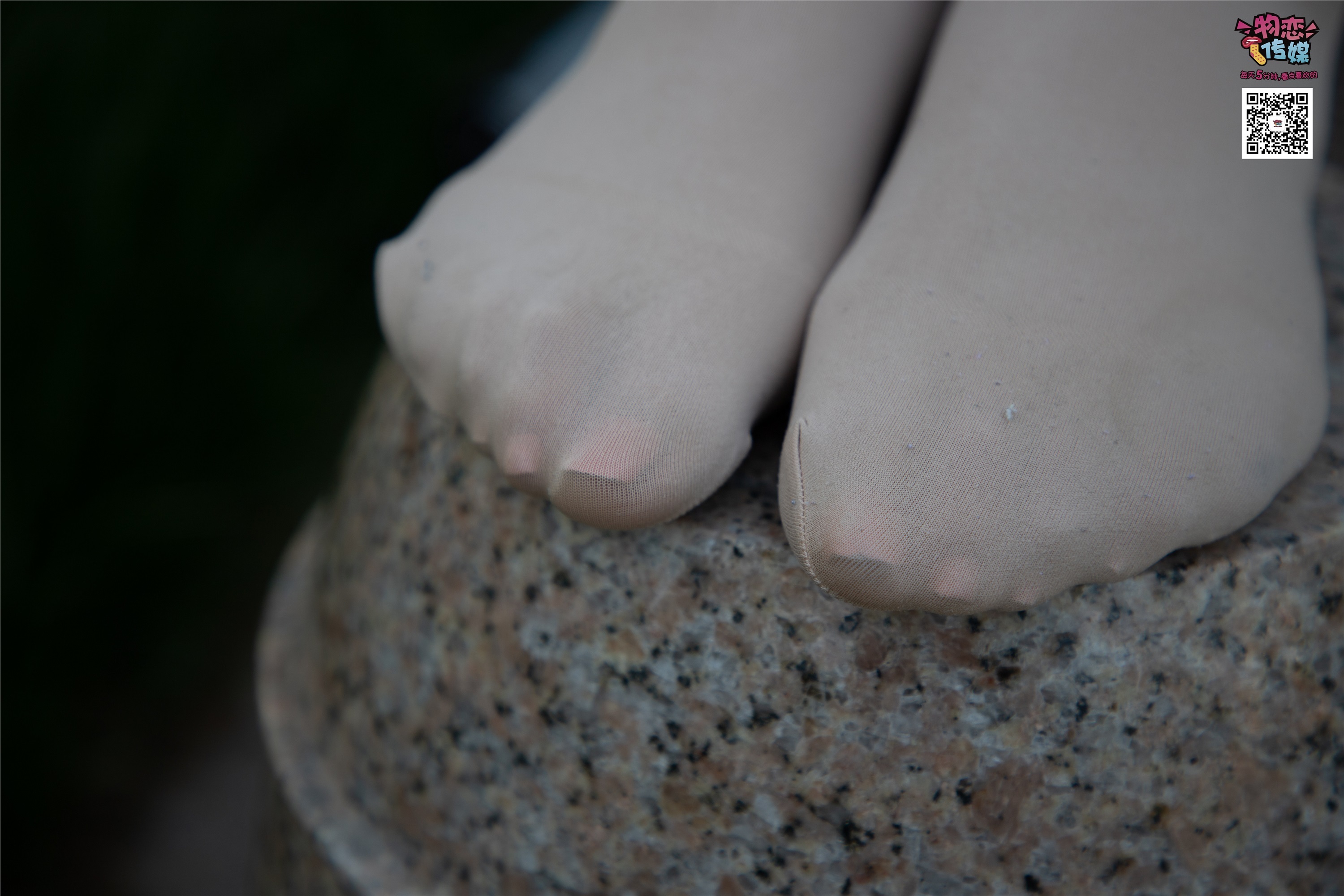 物恋传媒 No.015 书香气质女生，肉丝搭配白棉袜