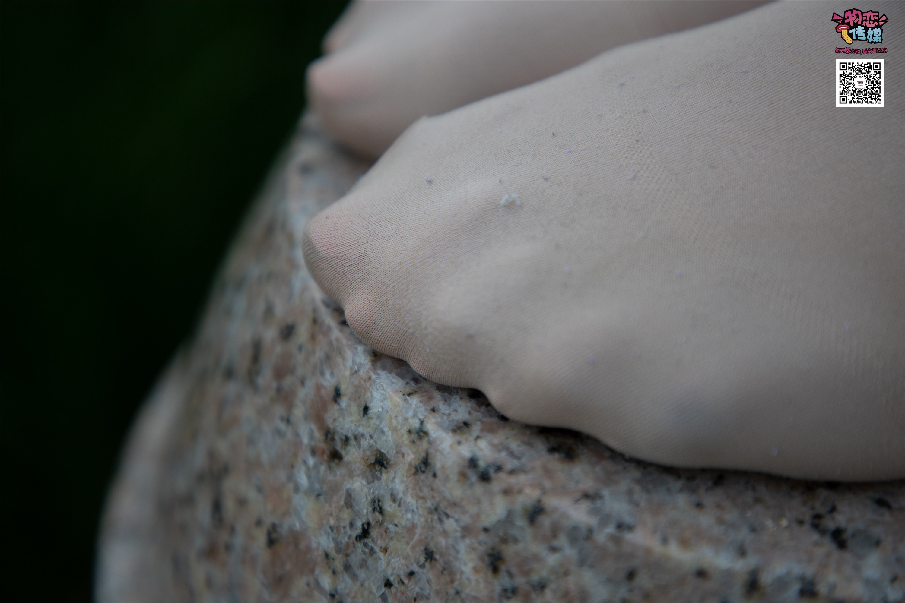 物恋传媒 No.015 书香气质女生，肉丝搭配白棉袜