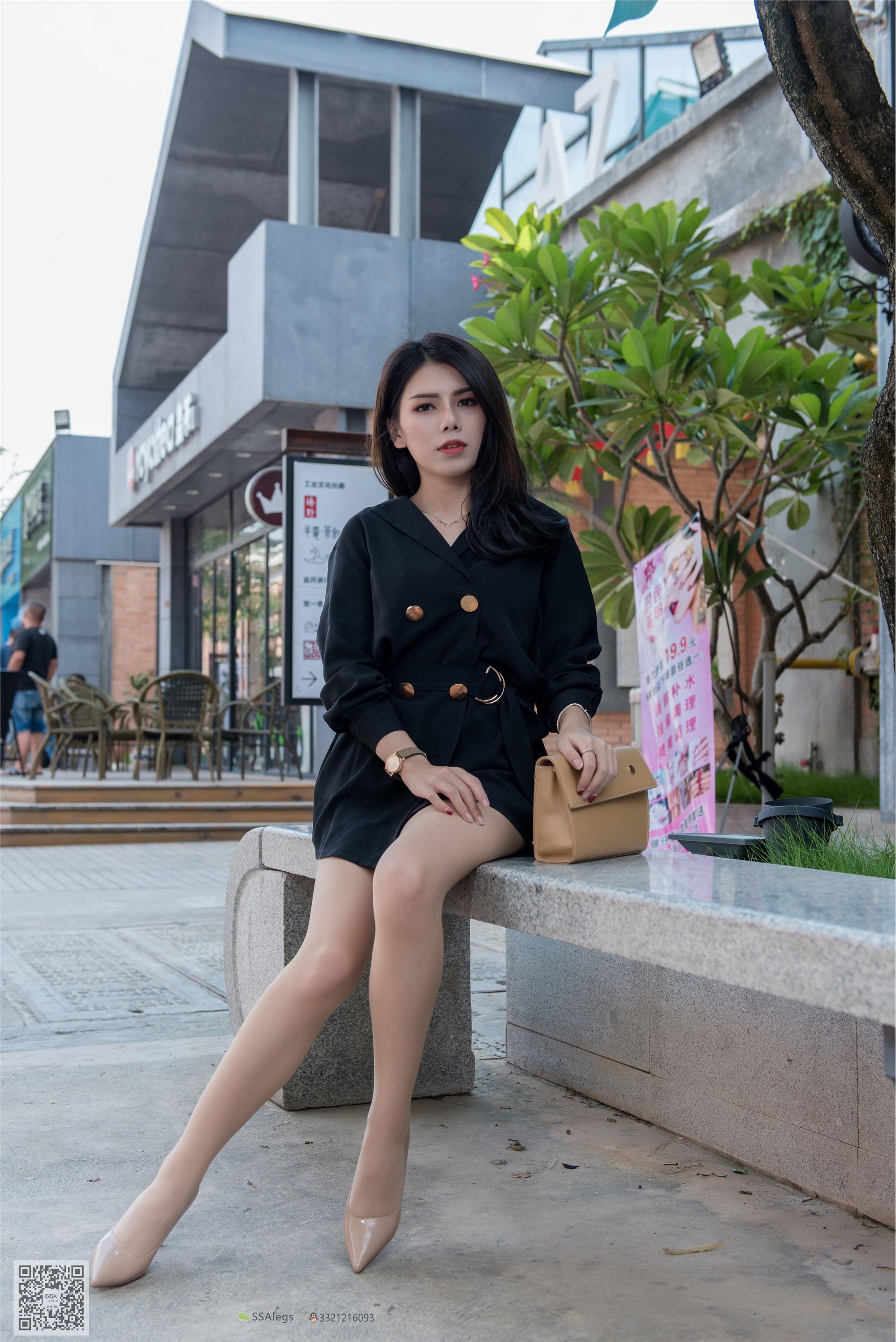 SSA丝社 NO.024 高冷混血女王芷沫肉si街拍