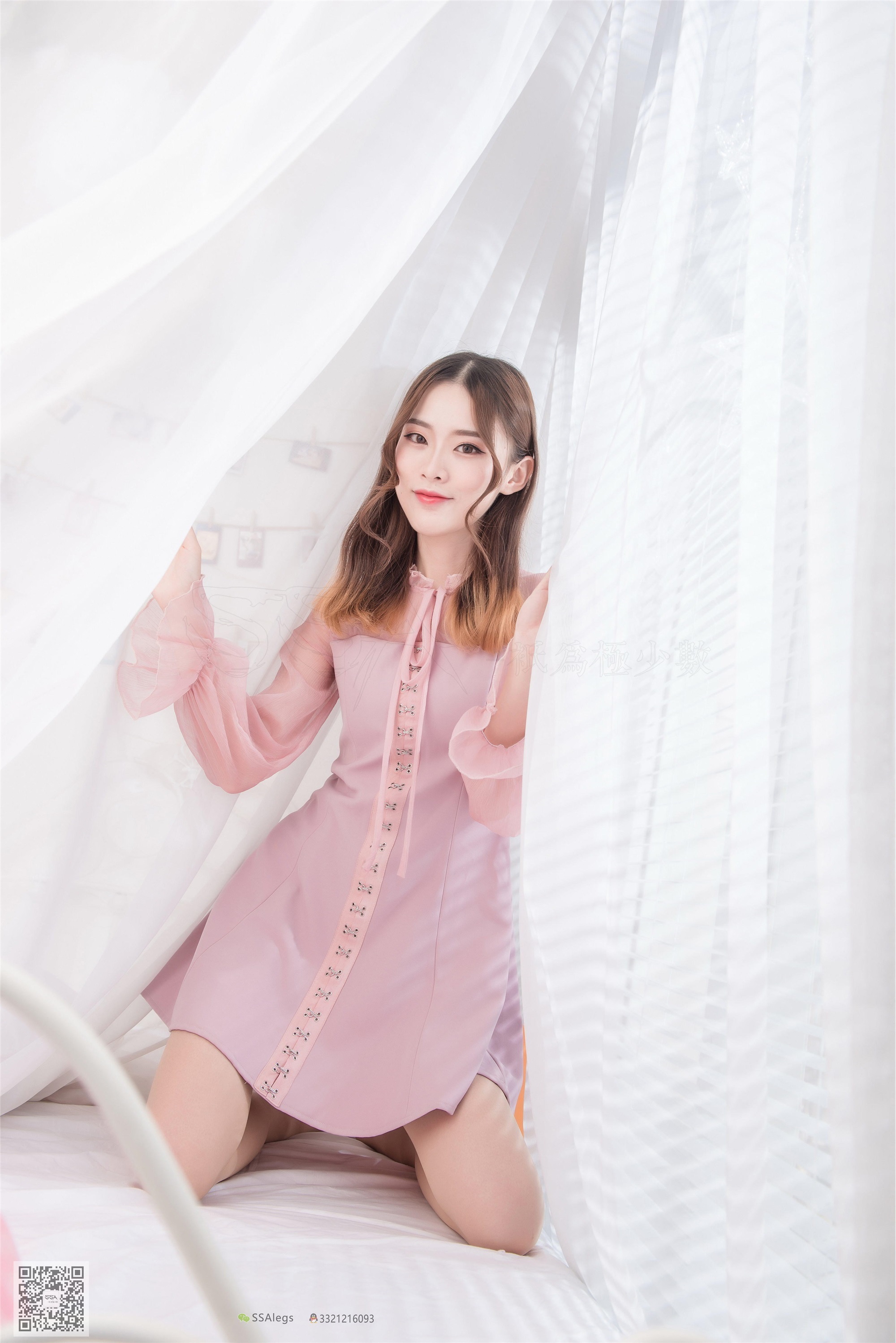 SSA丝社 NO.027 小琪琪肉色SI袜清纯美女