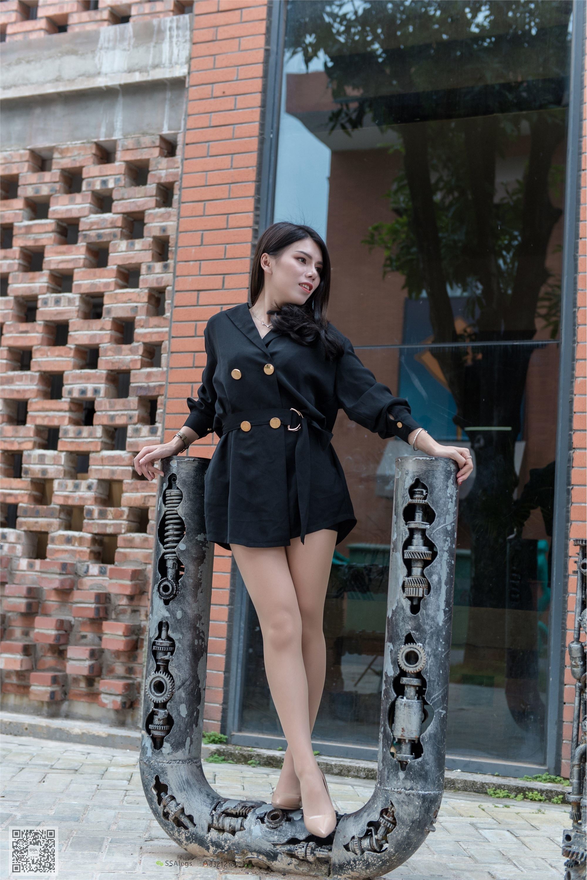 SSA丝社 NO.027 小琪琪肉色SI袜清纯美女