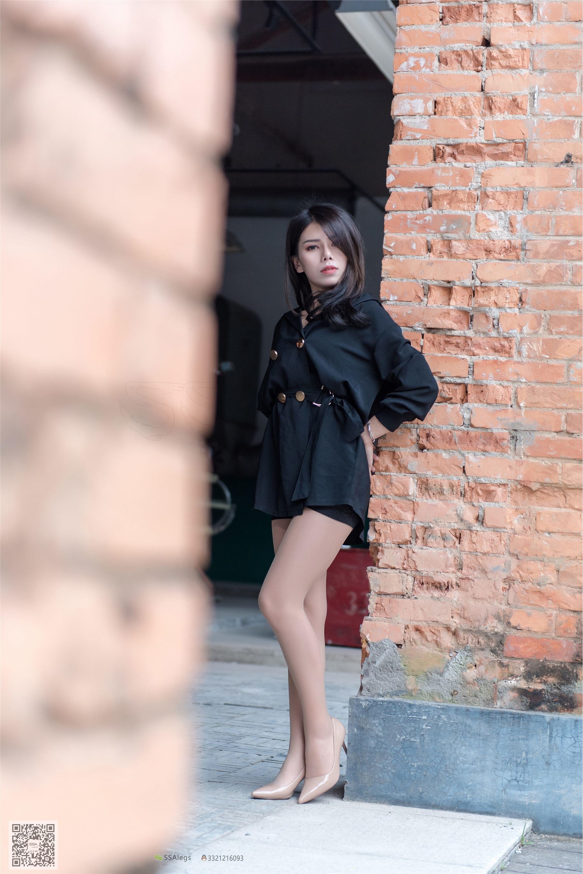 SSA丝社 NO.027 小琪琪肉色SI袜清纯美女