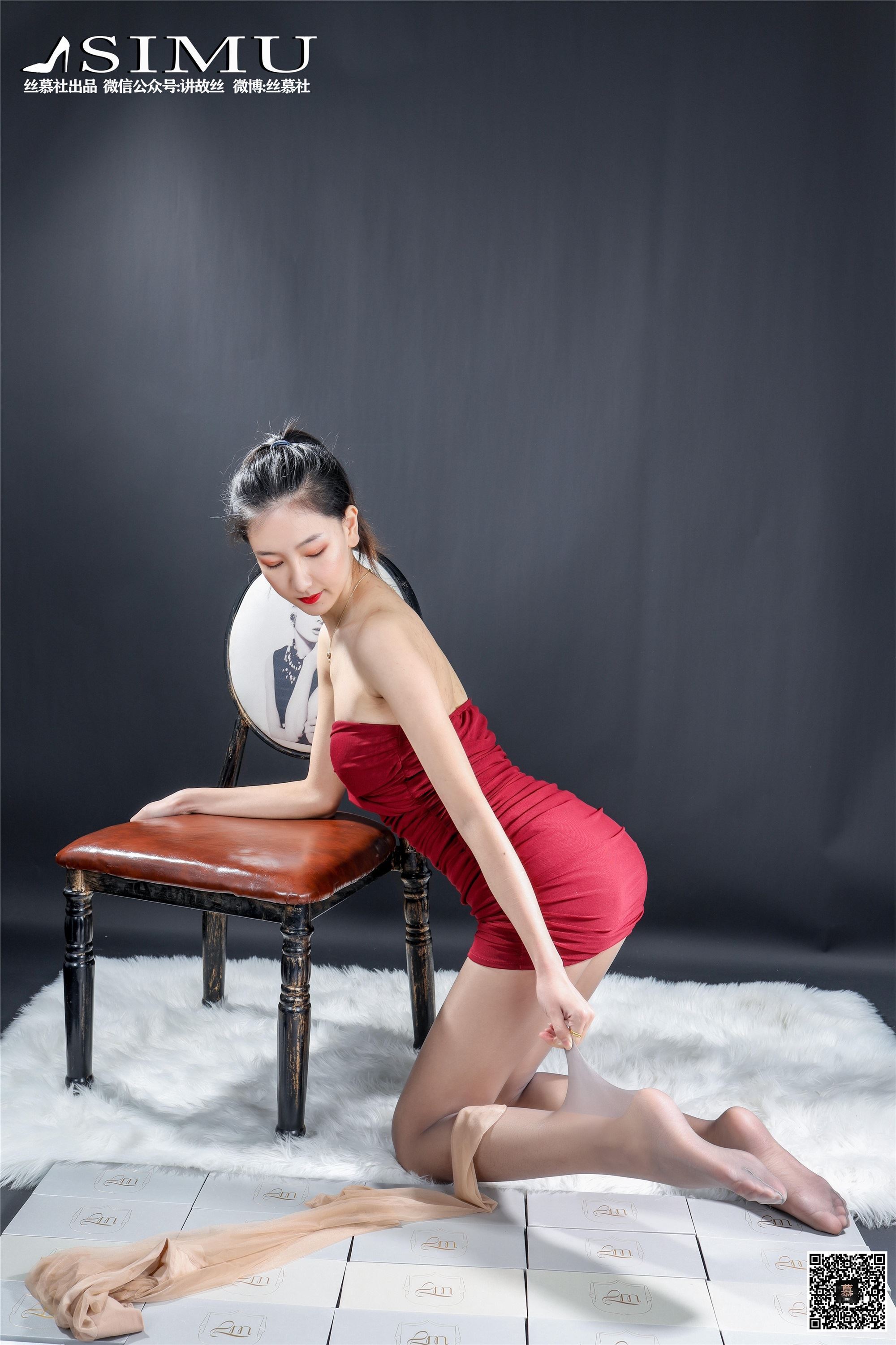 丝慕写真 SM198 茗茗《玉脂香丝》-新作