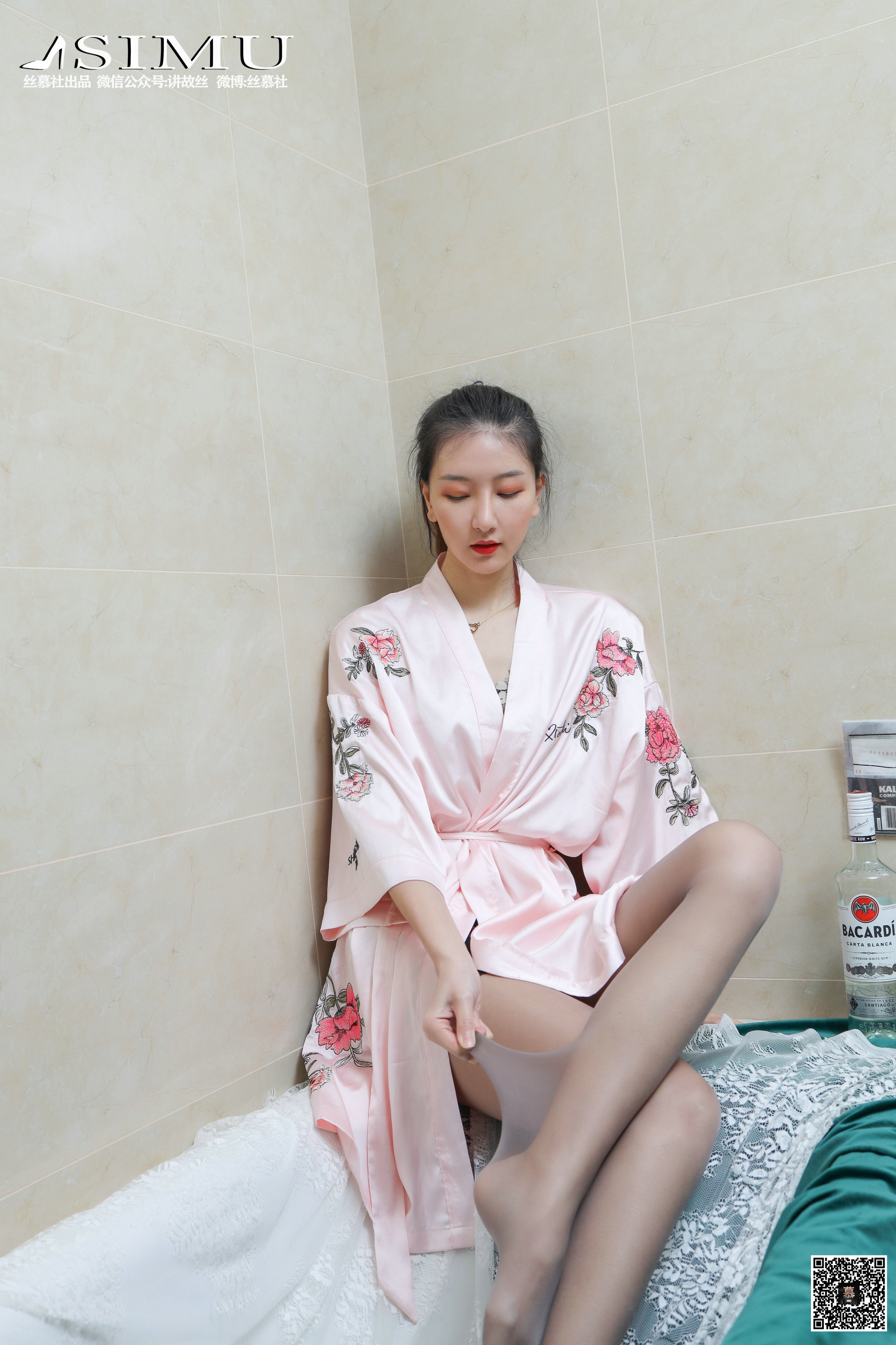 丝慕写真 SM204 茗茗 - 浴享双丝