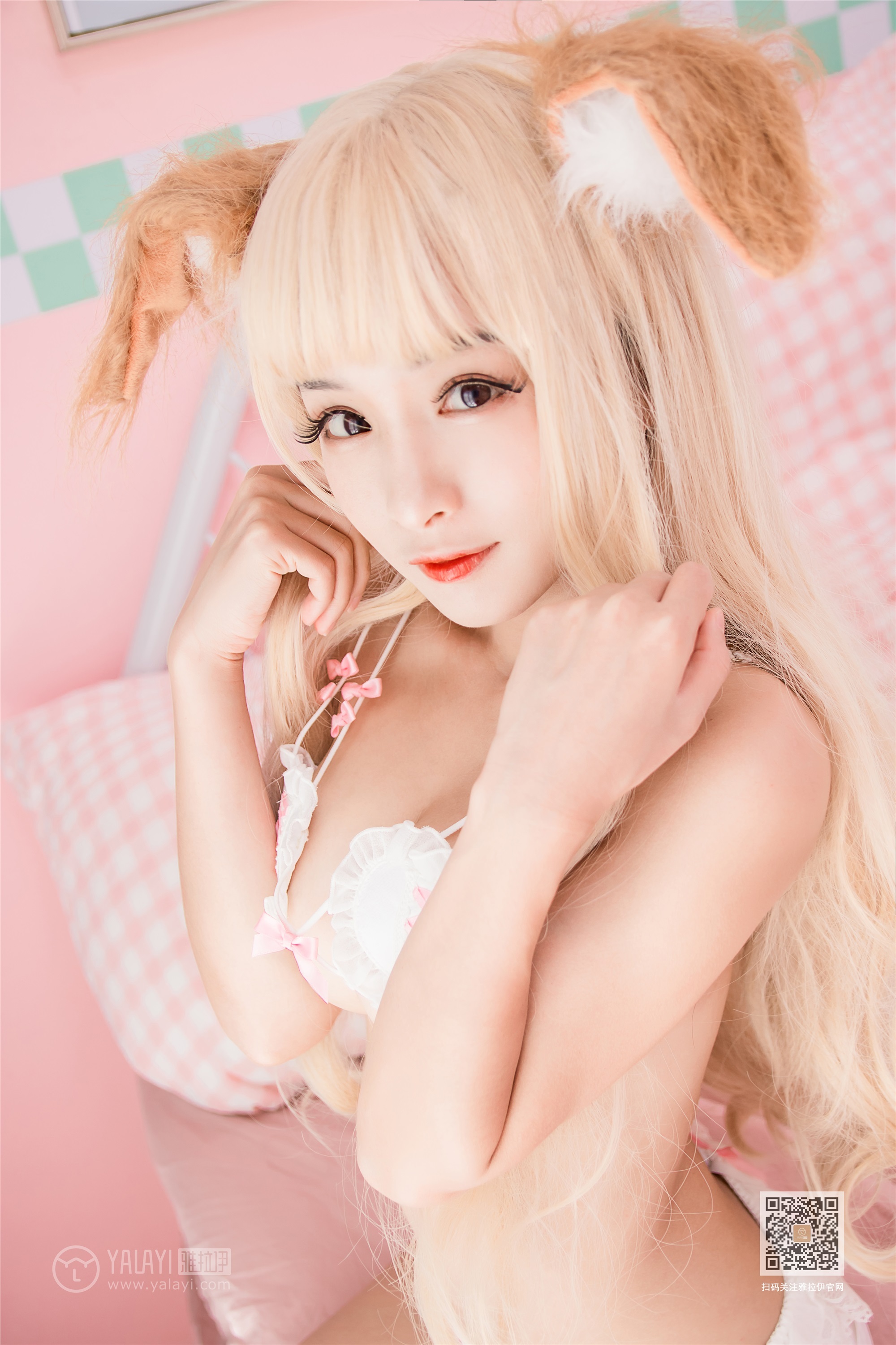 YALAYI雅拉伊  2019.12.20 Y497 艾丽 白色比基尼