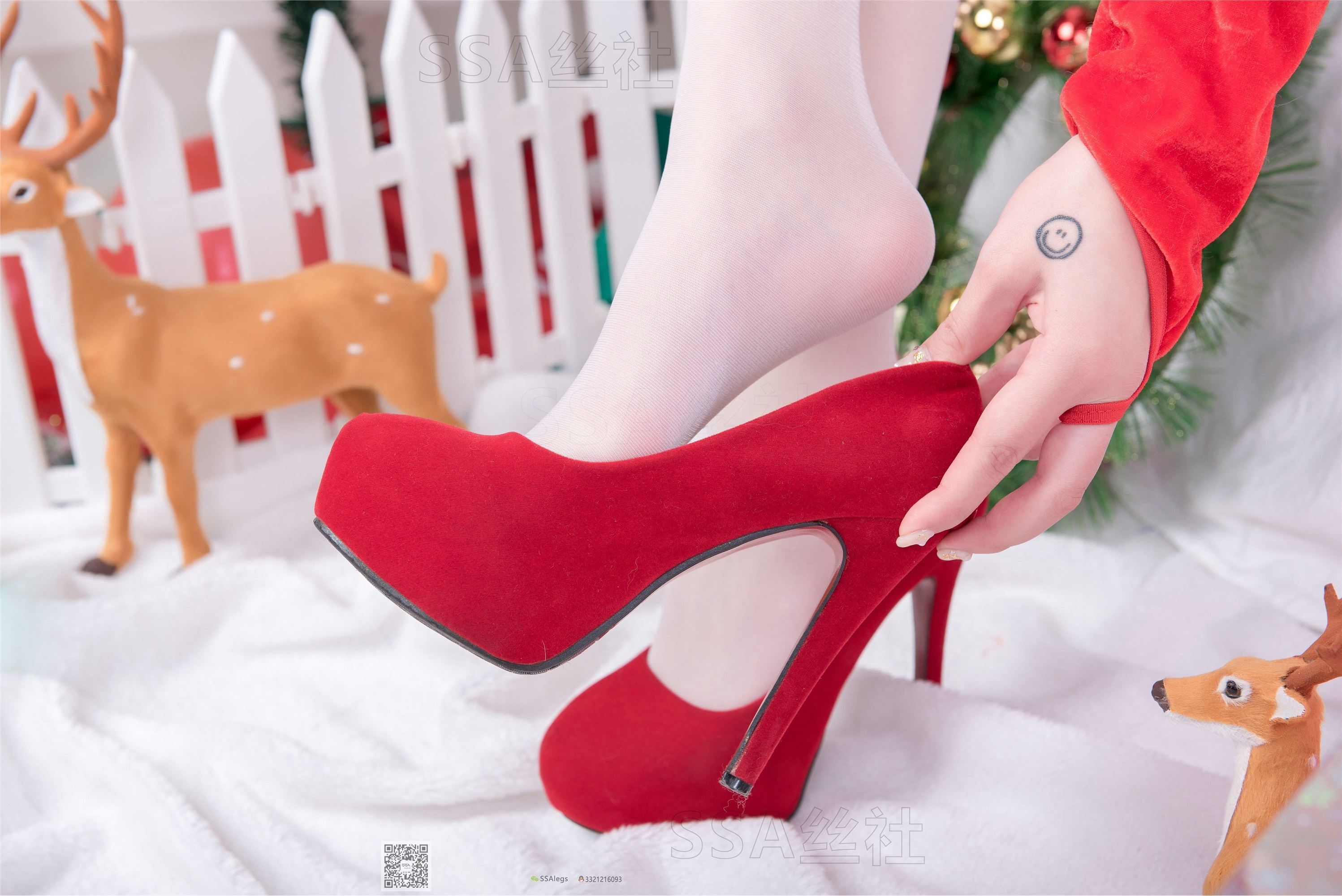 SSA丝社 058期 大大的圣诞节白丝特辑