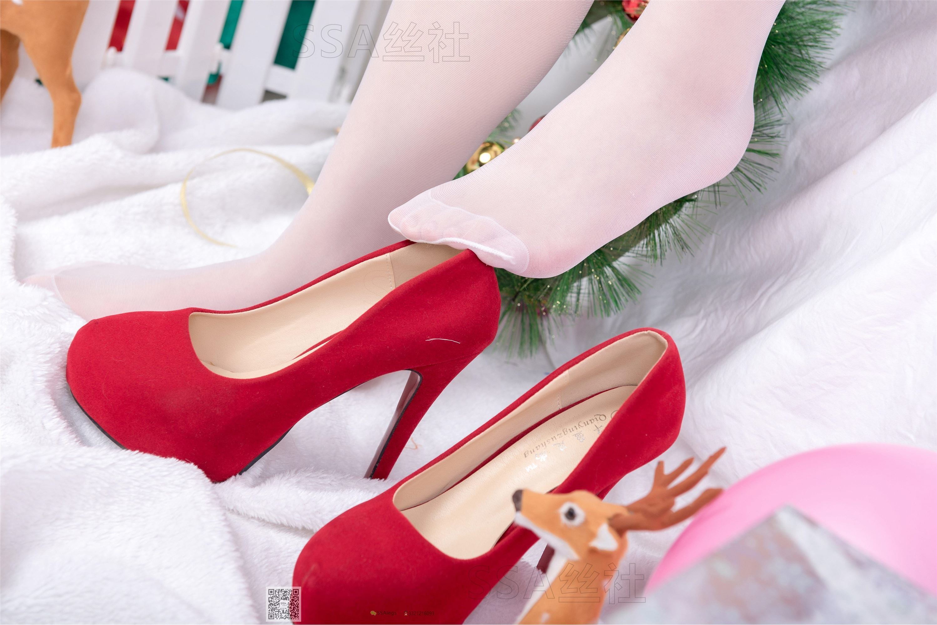 SSA丝社 058期 大大的圣诞节白丝特辑