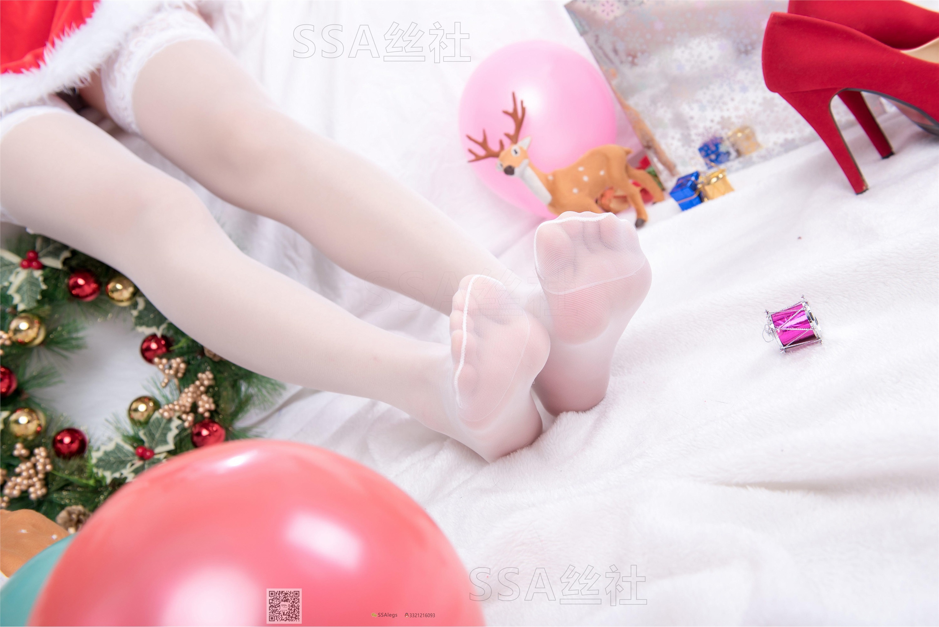 SSA丝社 058期 大大的圣诞节白丝特辑